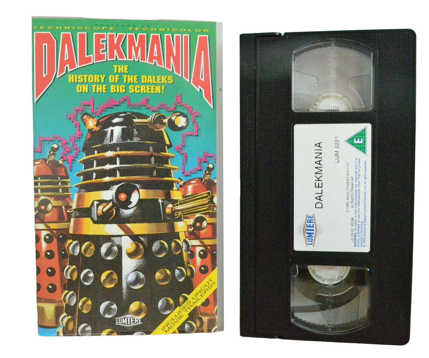 Dalekmania The History Of The Daleks On The Big Screen! - Lumiere - Children's - Pal VHS-