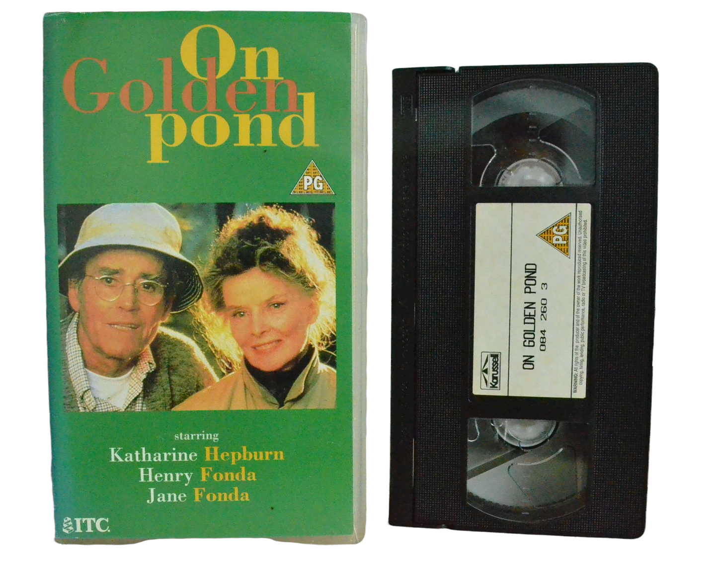 On Golden Pond - Katharine Hepburn - 4Front Video - Vintage - Pal VHS-