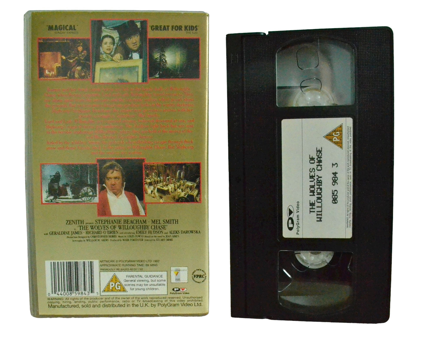 The Wolves Of Willoughby Chase - Stephanie Beacham - 4 Front Video - Childrens - Pal VHS-