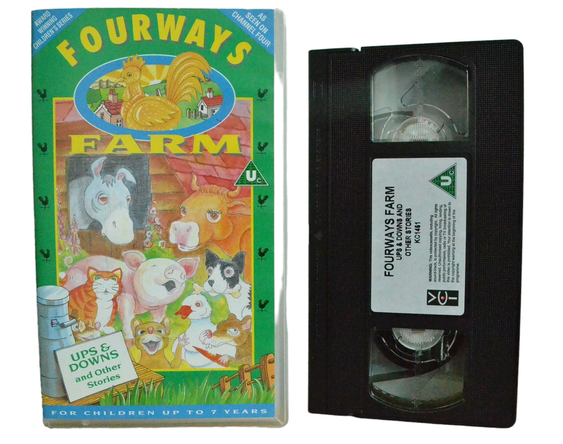 Fourways Farm - Channel Four Television - Childrens - Pal VHS-