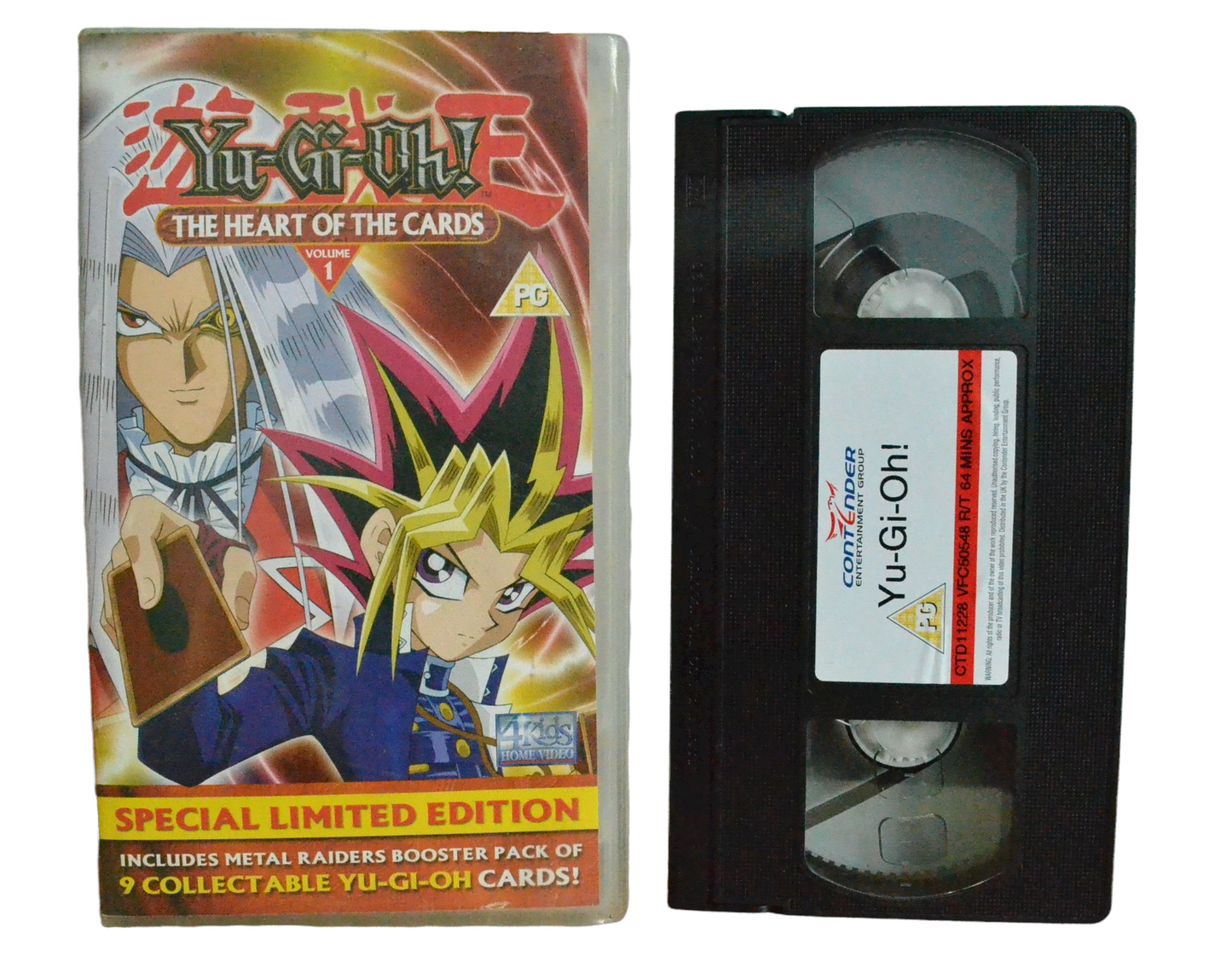 Yu-Gi-Oh! - The Heart Of The Cards: Volume 1 (Special Limited Edition) - Dan Green - 4 Kids Home Video - Children - Pal VHS-