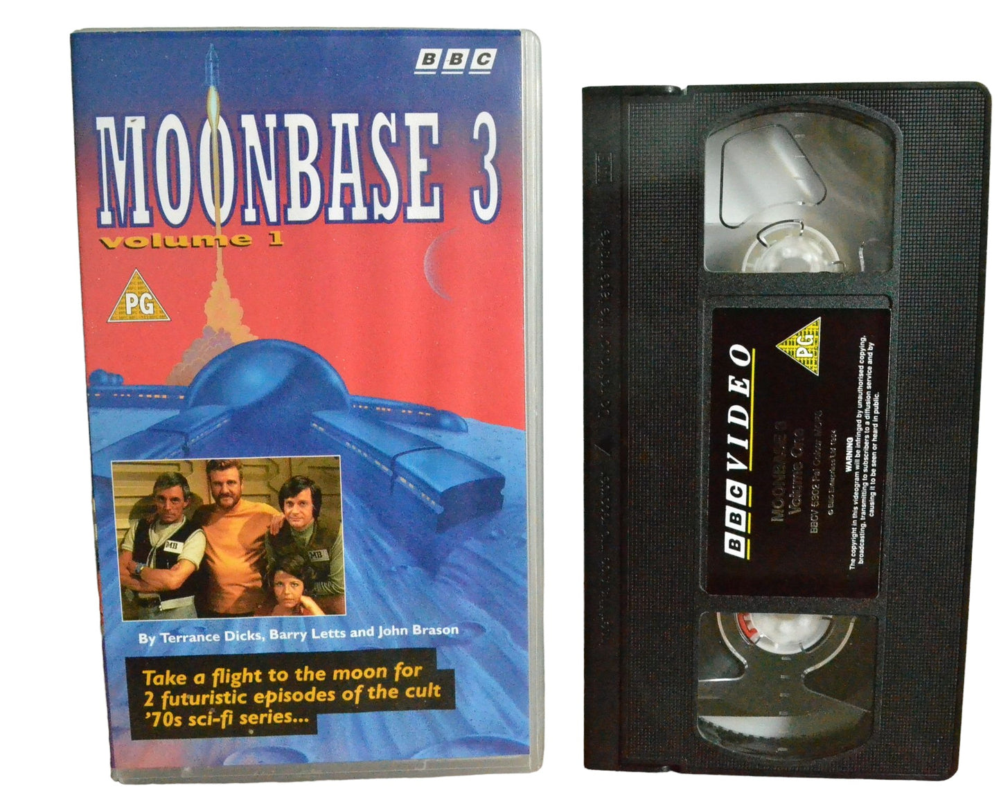 Moonbase 3 : Volume 1 - Donald Houston - BBC Video - BBCV5302 - Sci-Fi - Pal - VHS-