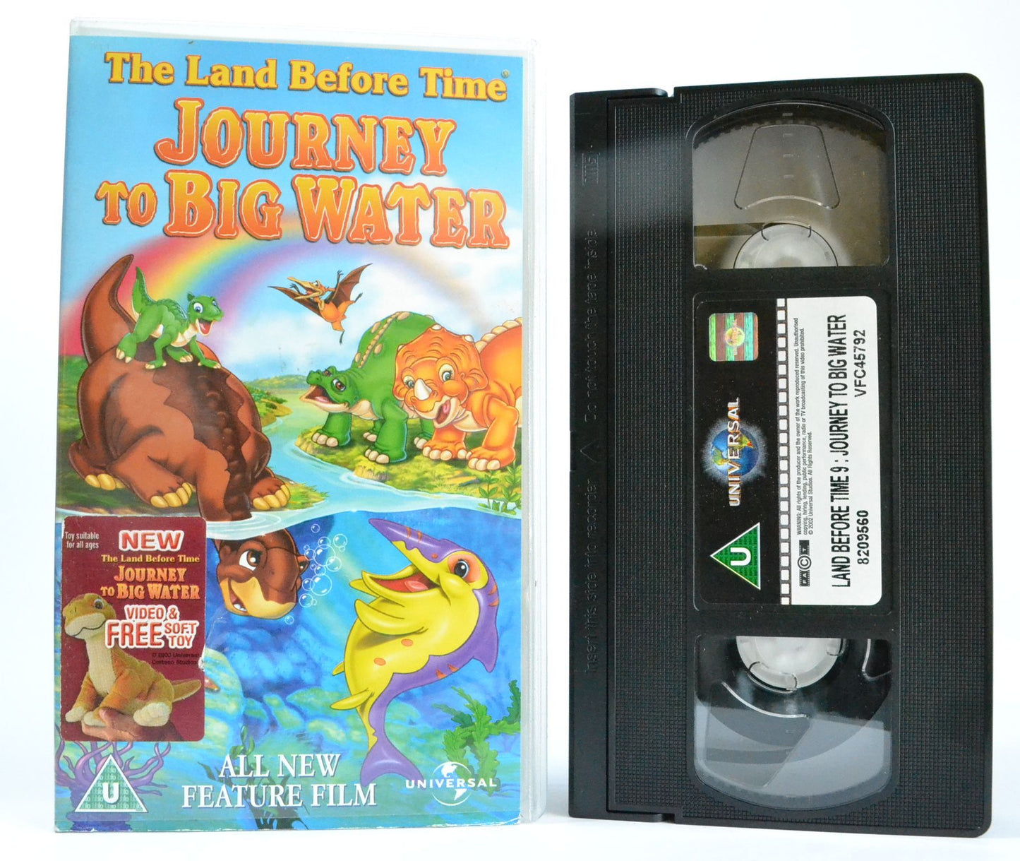 The Land Before Time: Journey To Big Water (2003) Contains Mild Peril - VHS-