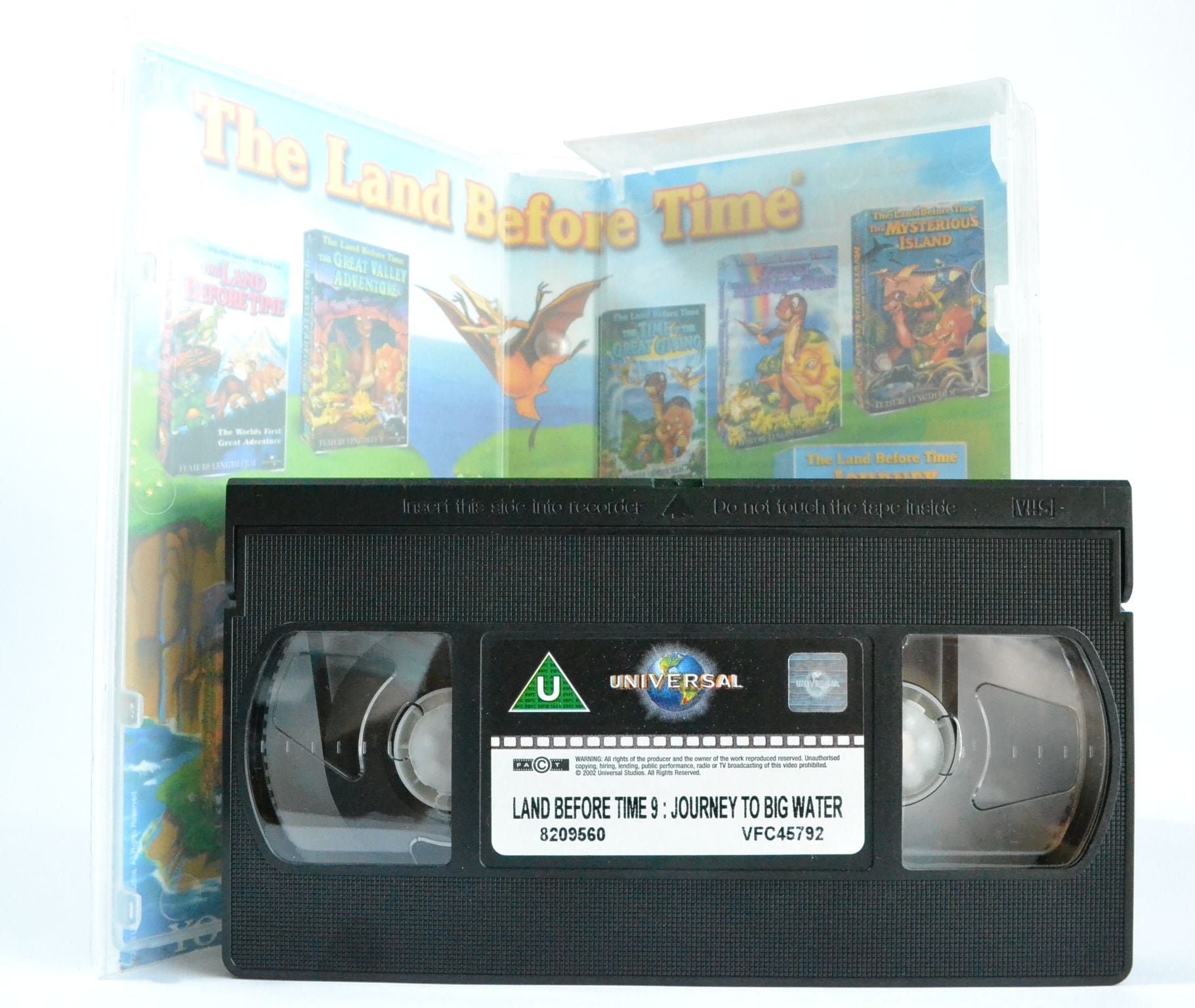 The Land Before Time: Journey To Big Water (2003) Contains Mild Peril - VHS-