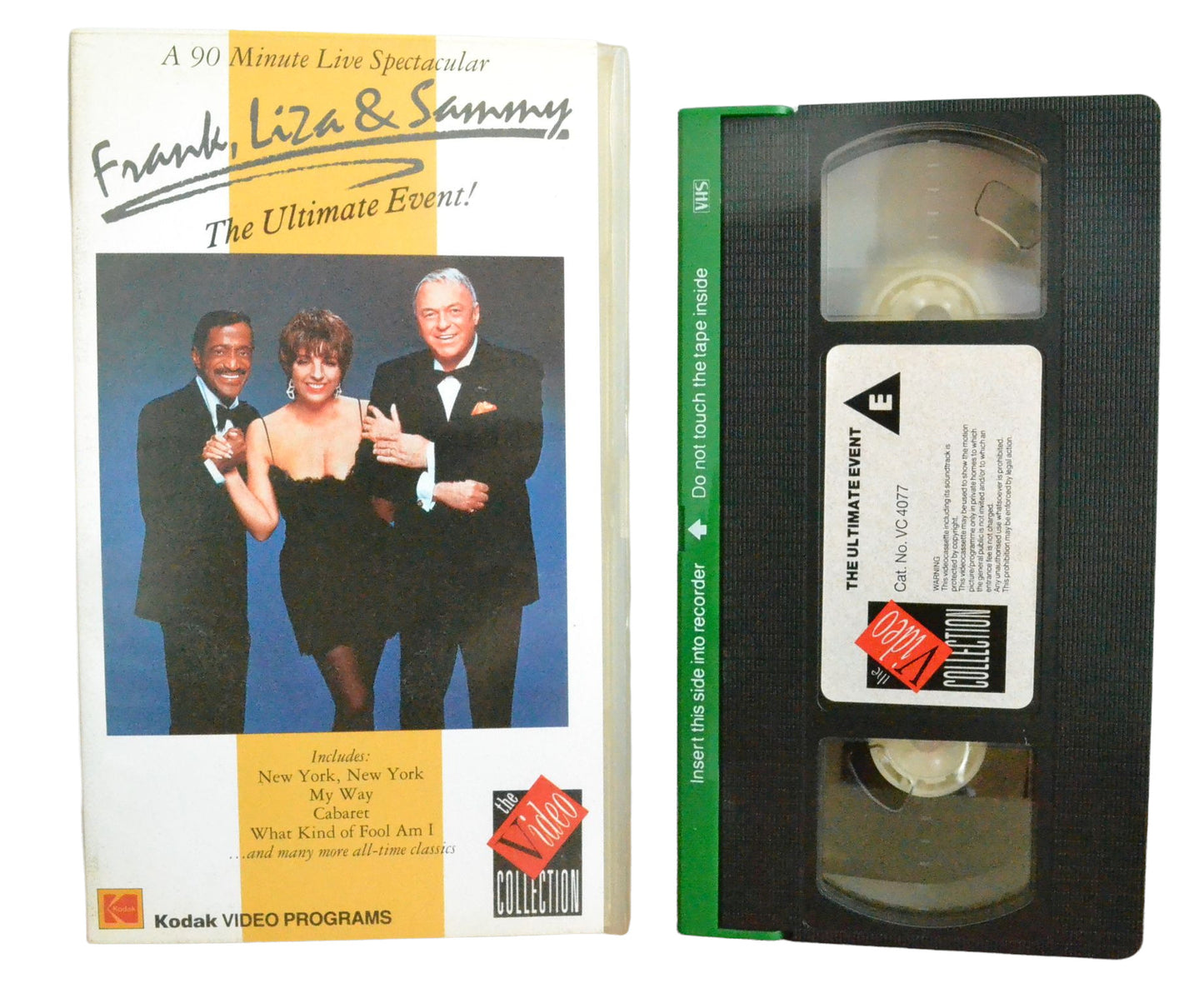 The Ultimate Event! (A 90 Minute Live Spectacular) - Frank Sinatra - The Video Collection - Vintage - Pal VHS-