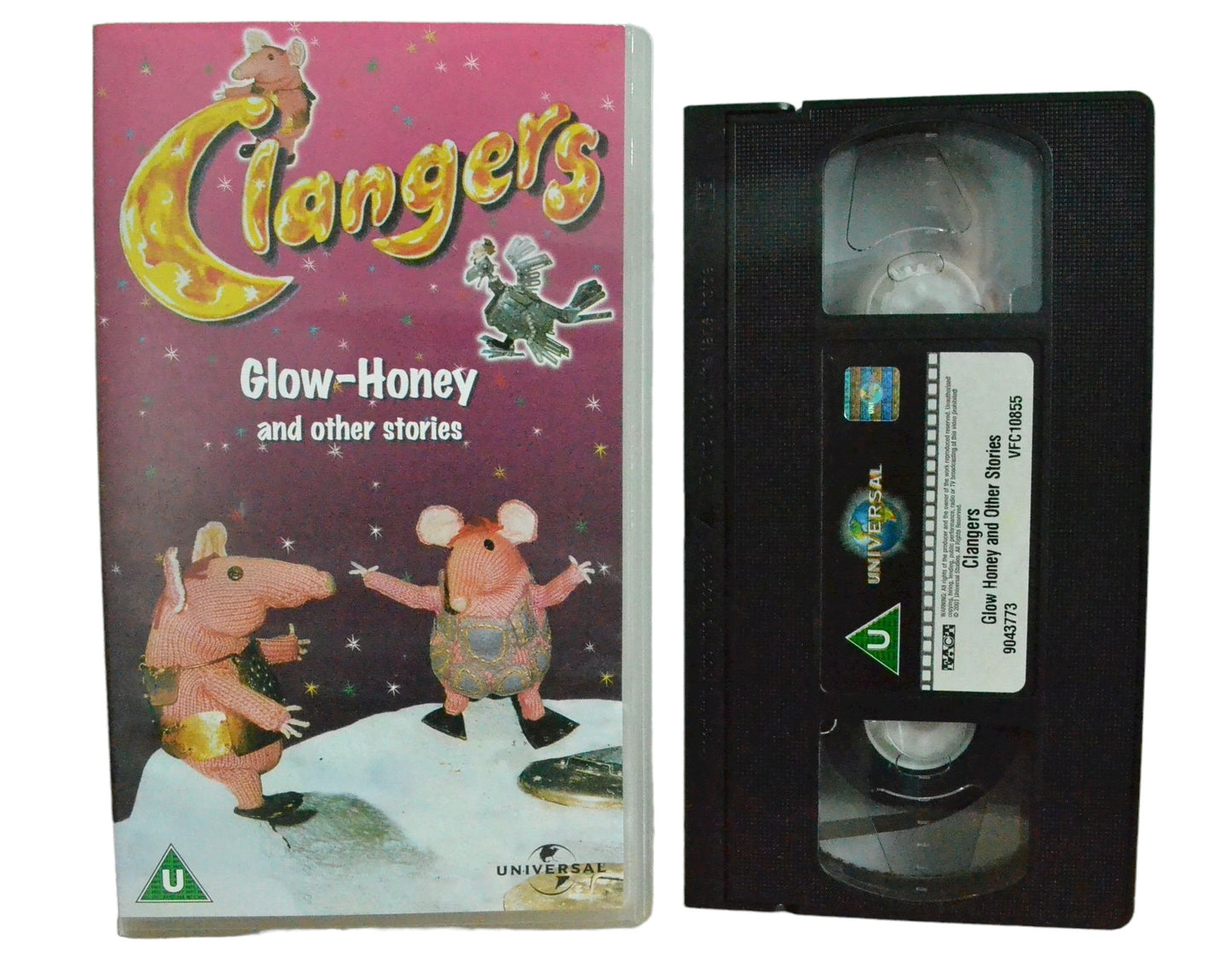 Clangers - Glow Honey and Other Stories - Universal - Childrens - Pal VHS-