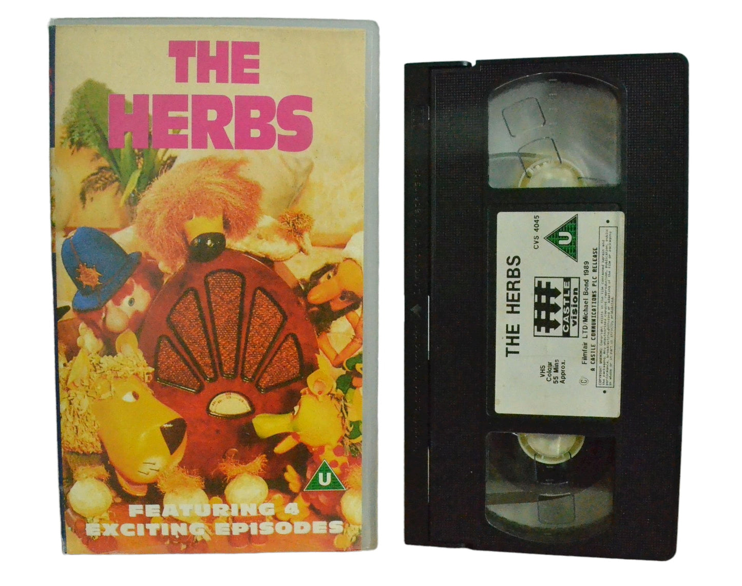 The Herbs (Featuring 4 Exciting Episodes) - Castle Vision - Childrens - Pal VHS-