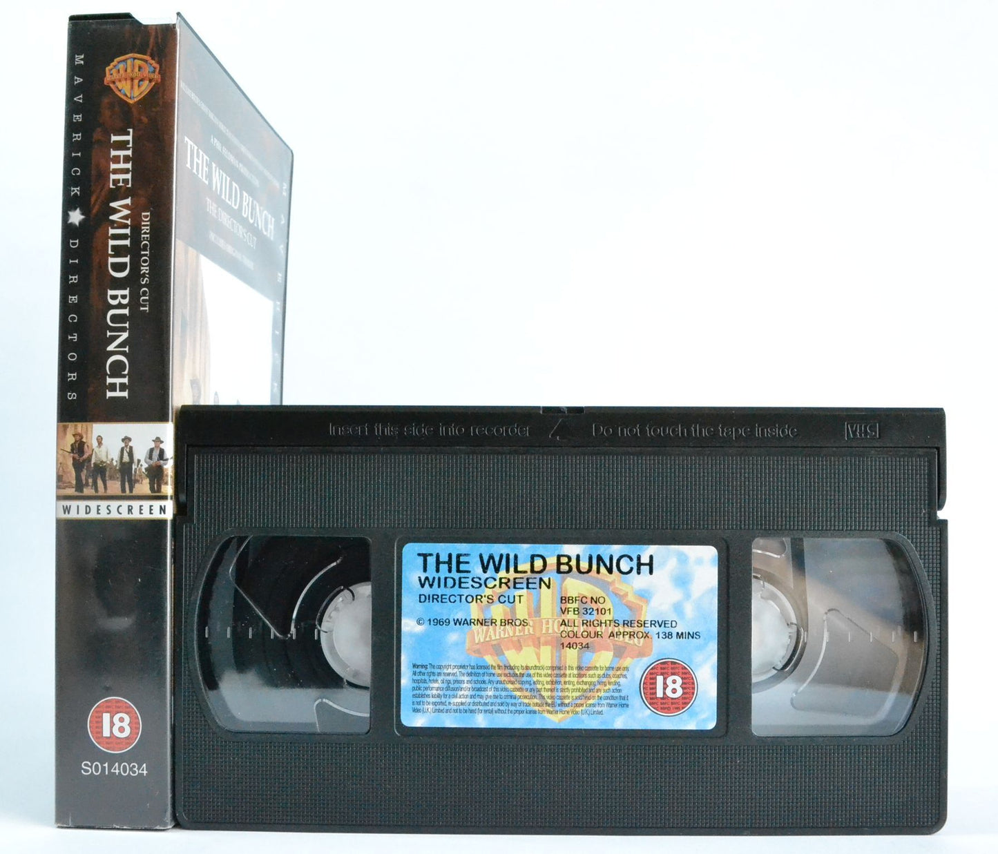 The Wild Bunch: Director’s Cut - William Holden - Armed Gang/Action Thriller - VHS-