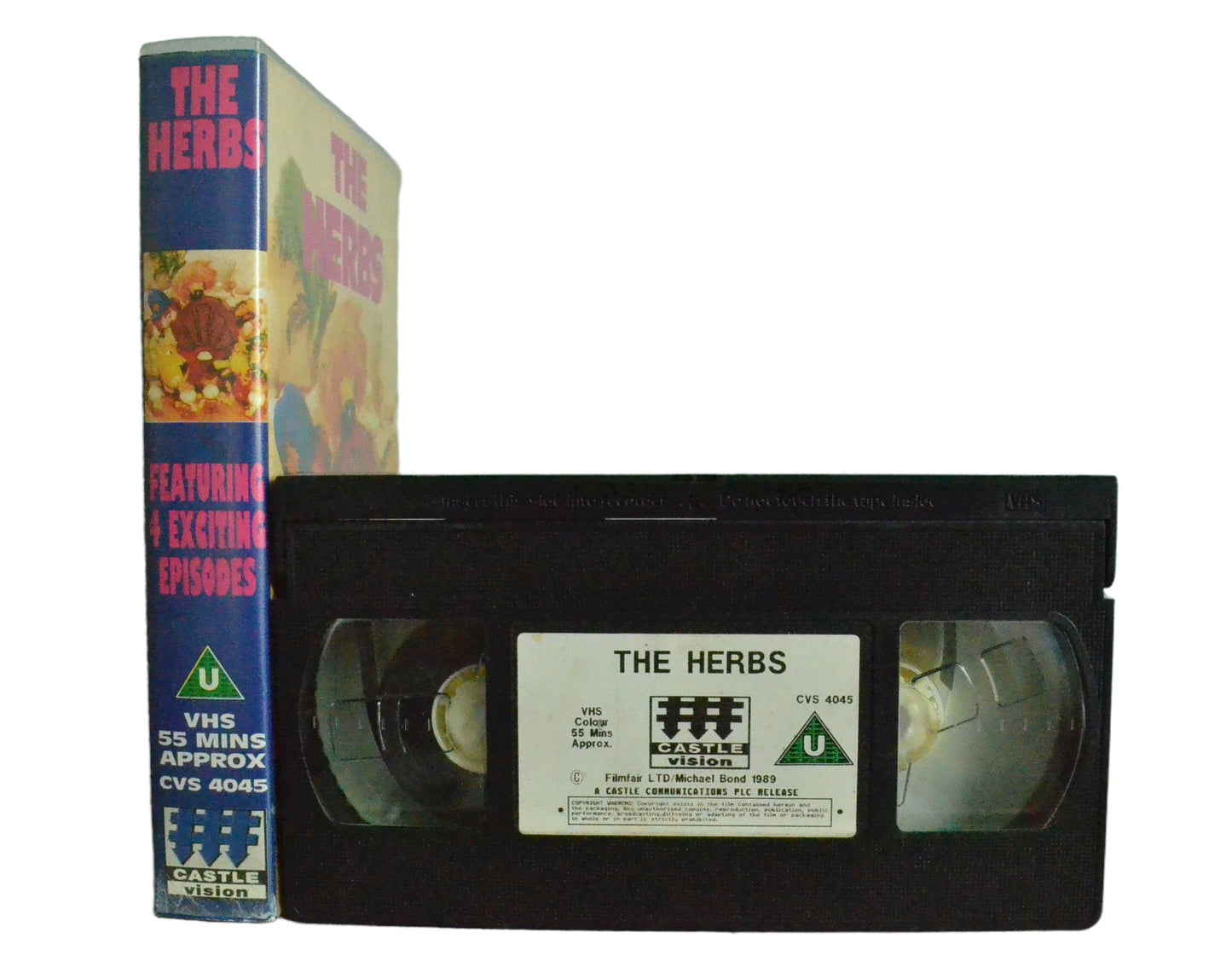 The Herbs (Featuring 4 Exciting Episodes) - Castle Vision - Childrens - Pal VHS-