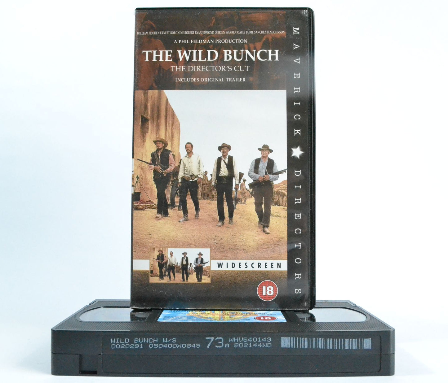 The Wild Bunch: Director’s Cut - William Holden - Armed Gang/Action Thriller - VHS-