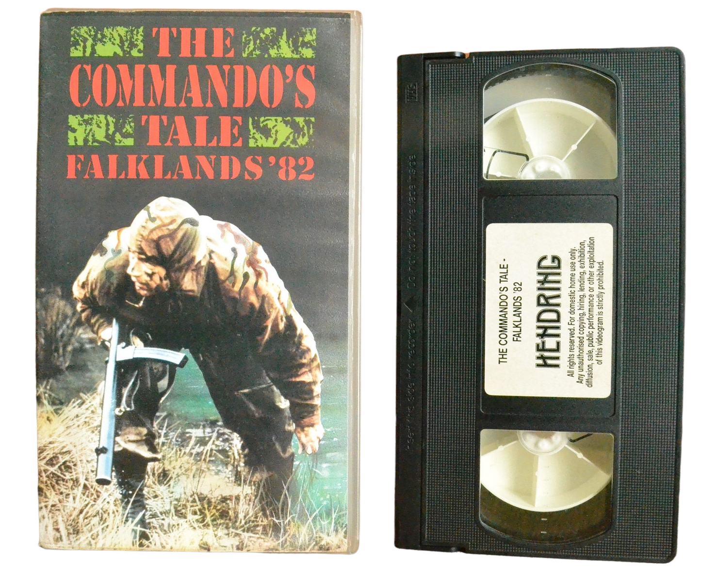 The Commando's Tale Falklands' 82 - Hehdring - Pal VHS-