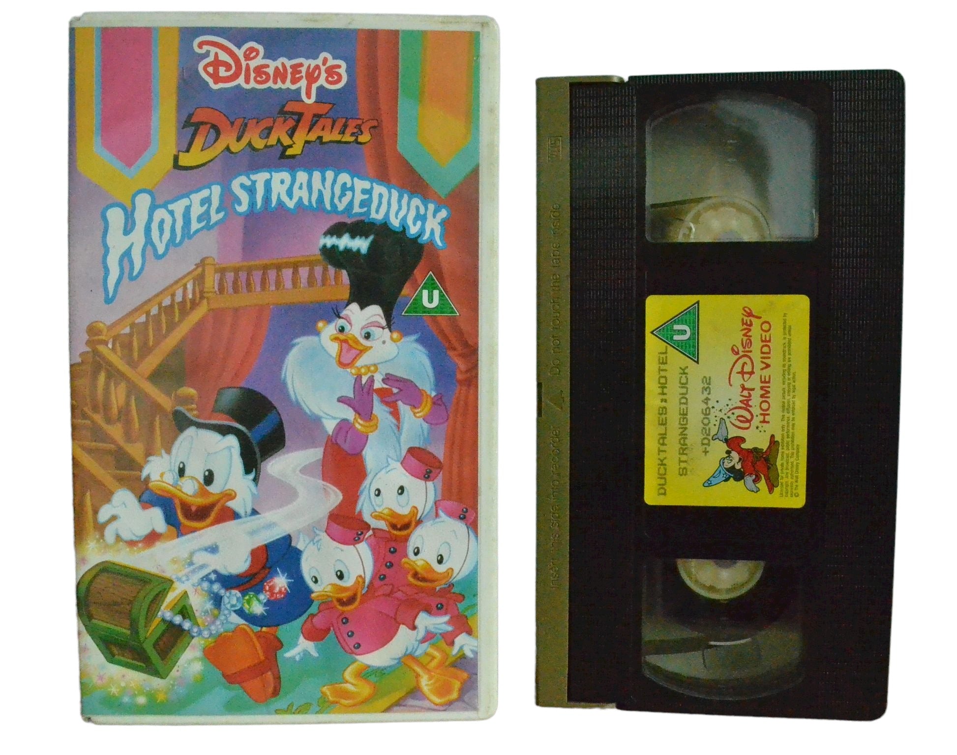 Disney's Duck Tales: Hotel Strange Duck - Walt Disney Home Video - Childrens - Pal VHS-