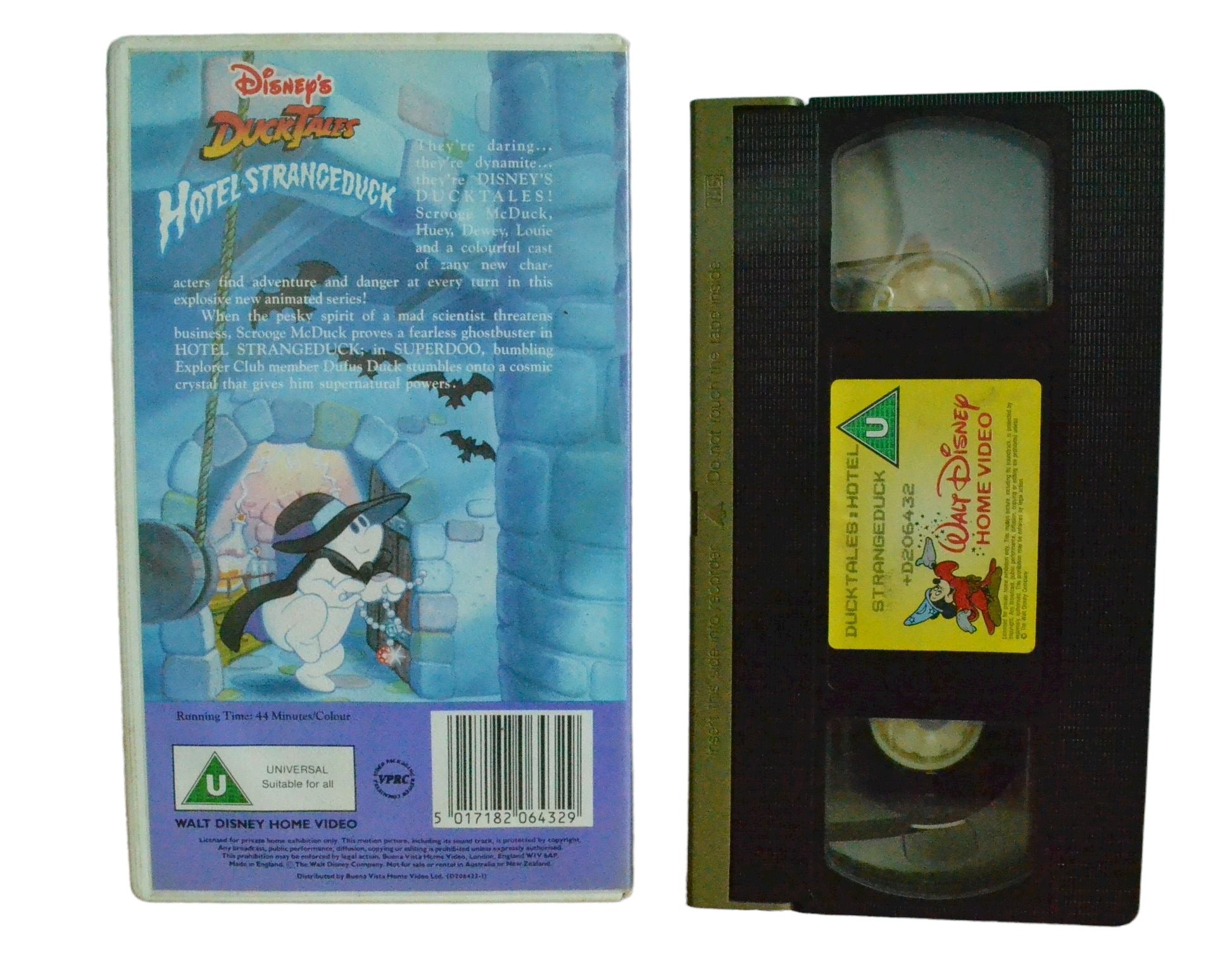 Disney's Duck Tales: Hotel Strange Duck - Walt Disney Home Video - Childrens - Pal VHS-