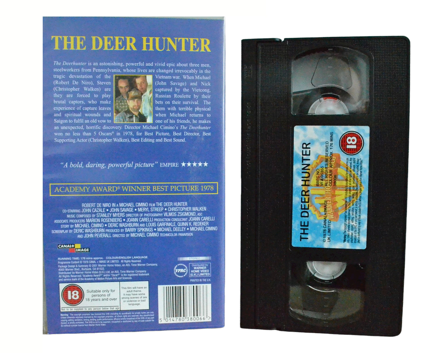 The Deer Hunter - Robert De Niro - Warner Home Video - Vintage - Pal VHS-