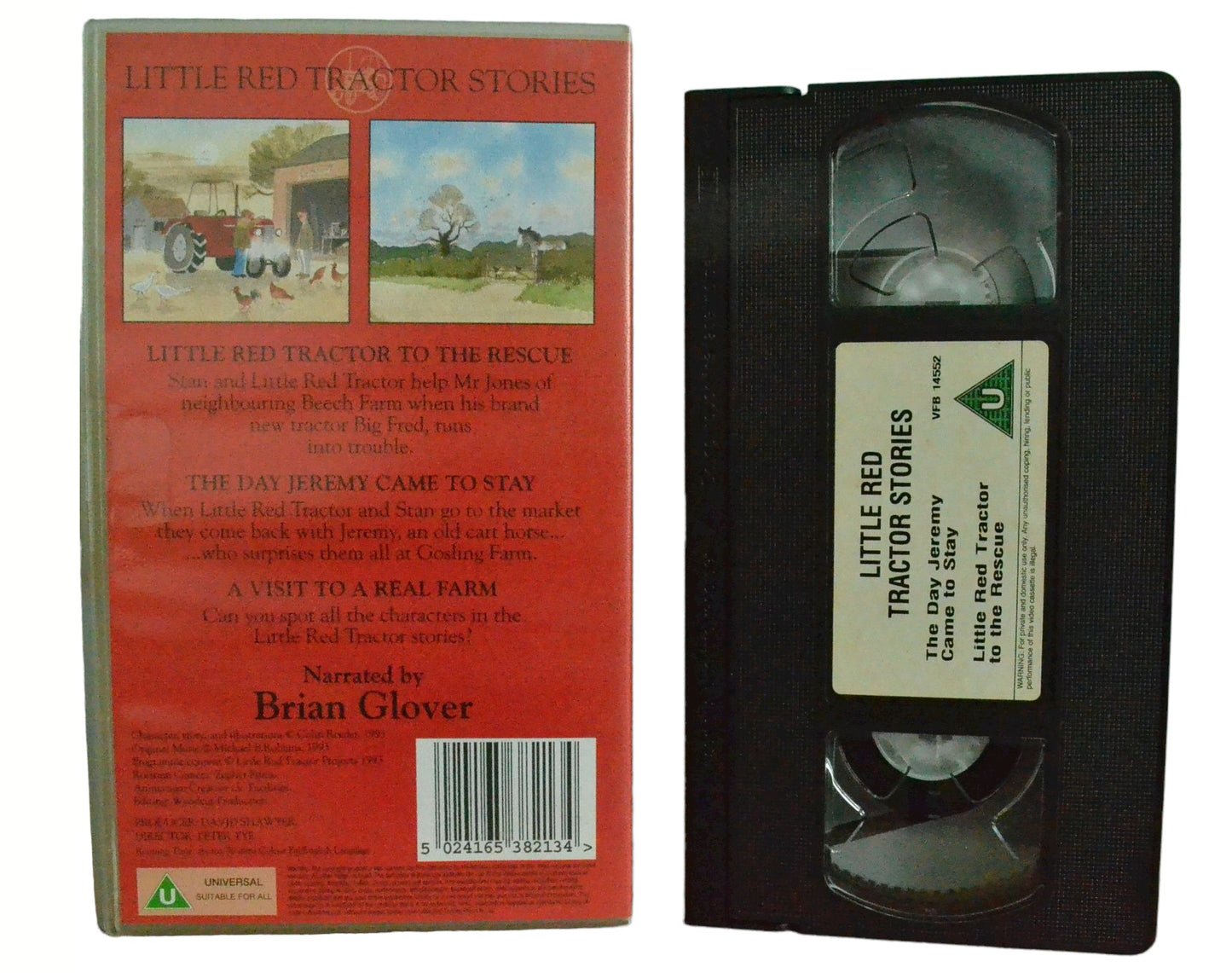 Little Red Tractor Stories - LR TOOL - Childrens - Pal VHS-