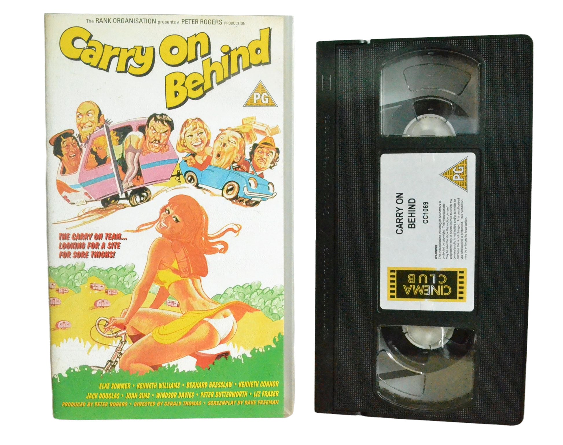 Carry on Behind - Elke Sommer - Cinema Club - Comedy - Pal VHS-