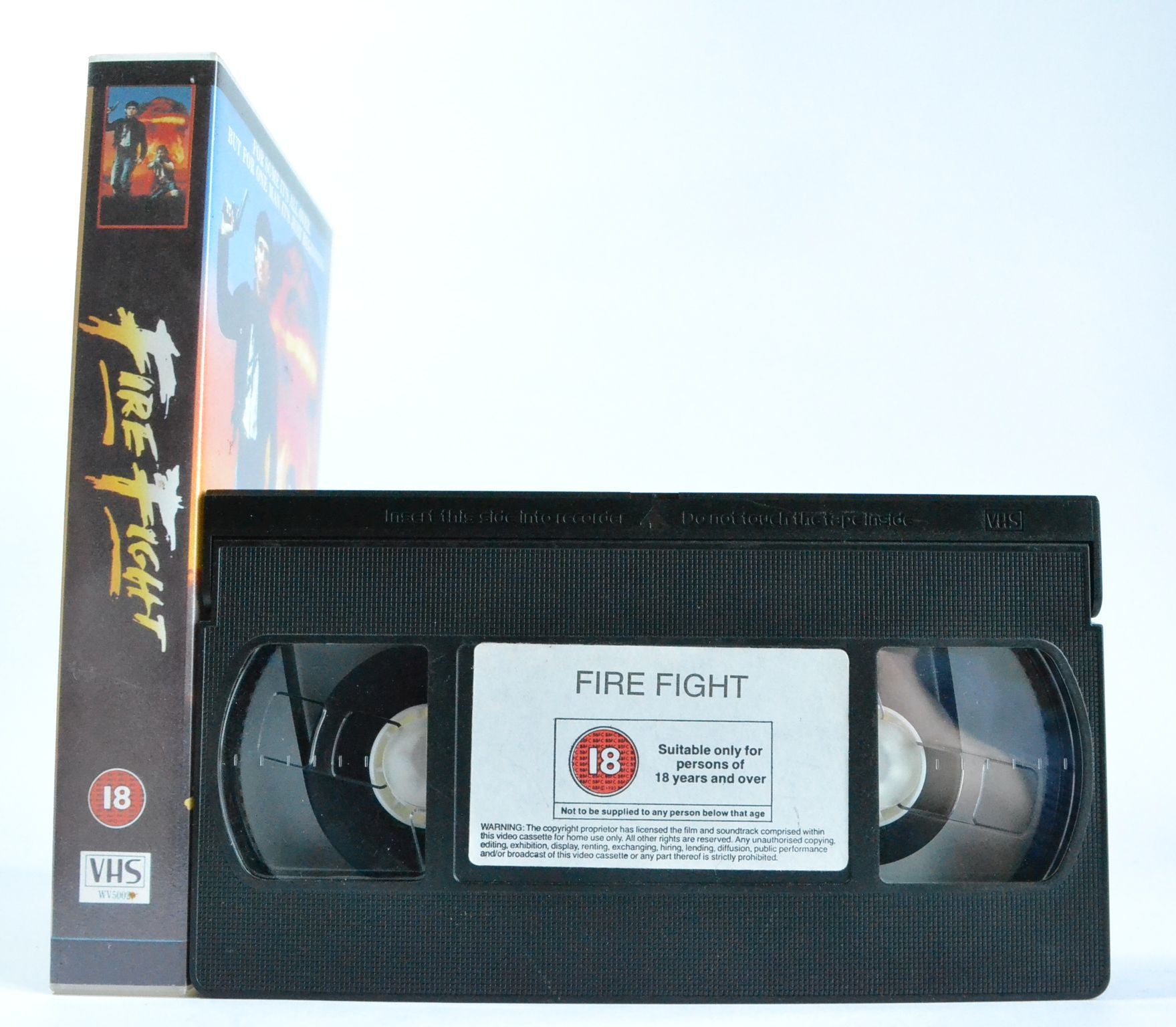 Fire Fight (1988): James Pfeiffer [Low Budget] Action “Post Apocalypse” - VHS-