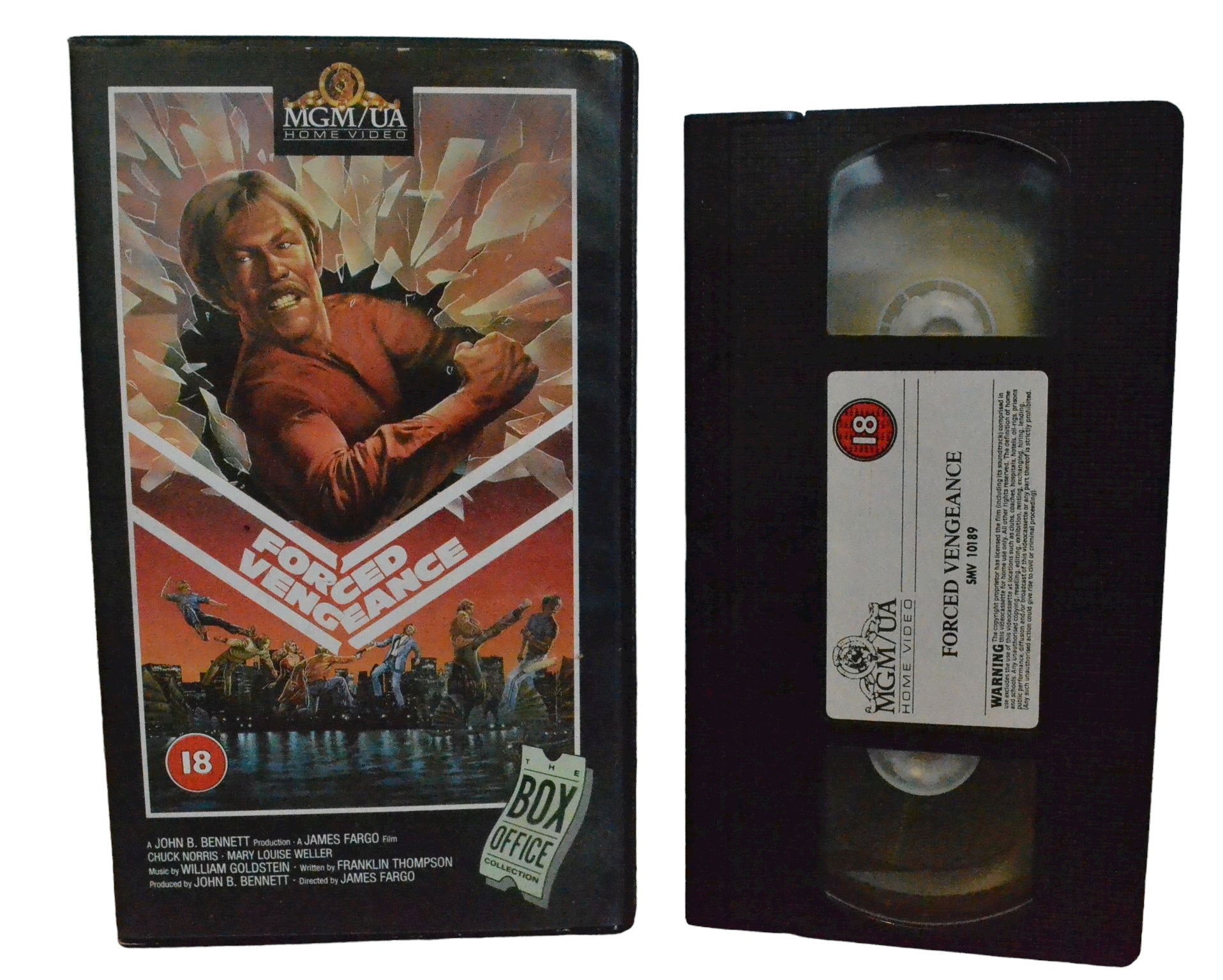 Forced Vengeance - Chuck Norris - MGM/UA Home Video - Action - Pal - VHS-