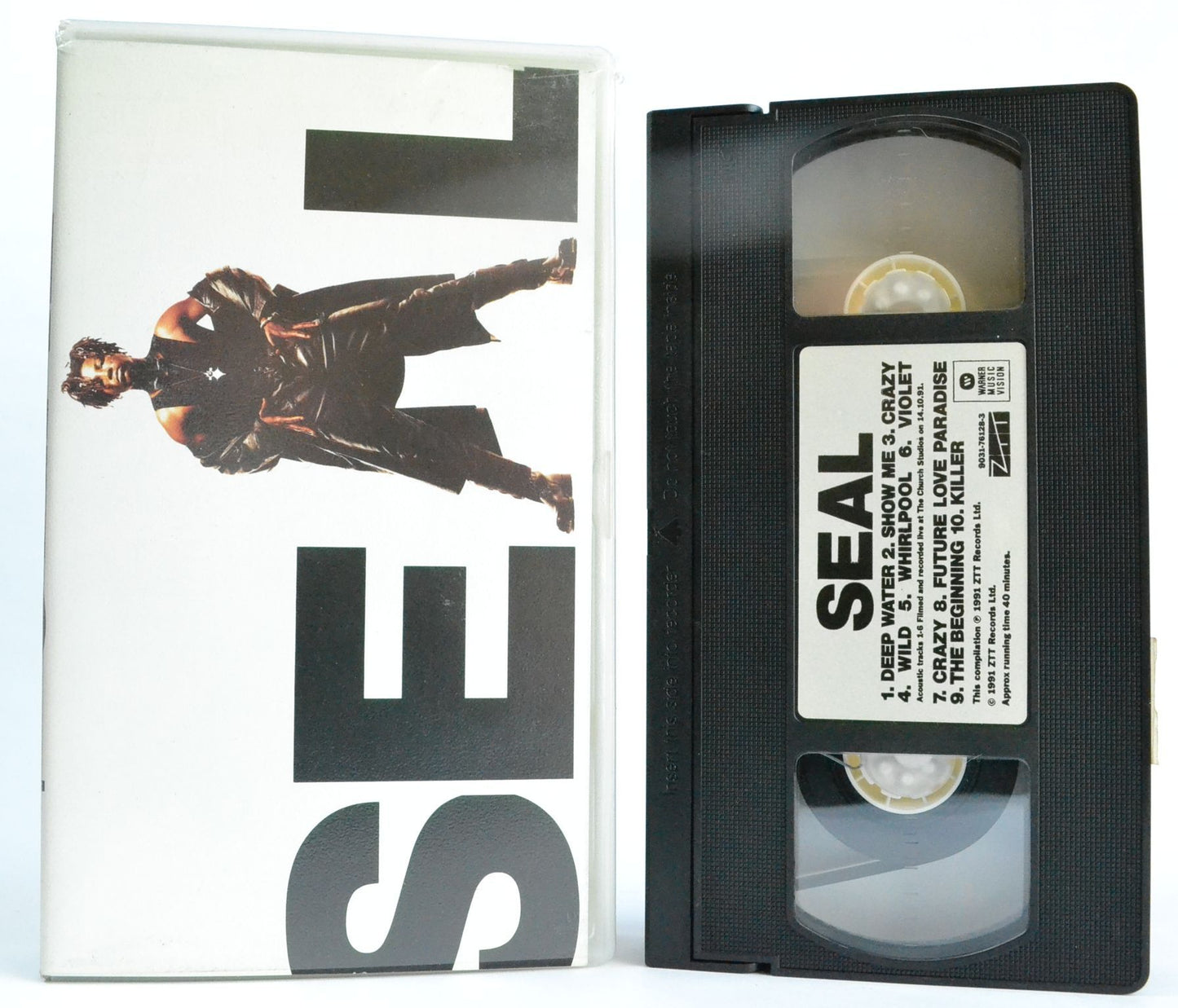 Seal: (1991) Music Compilation Big TV - Deep Water - Future Love Paradise - VHS-