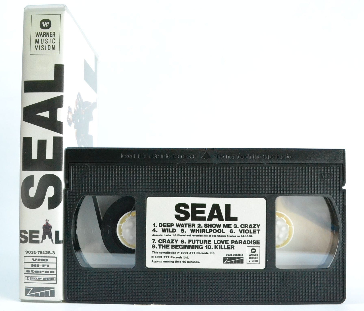 Seal: (1991) Music Compilation Big TV - Deep Water - Future Love Paradise - VHS-