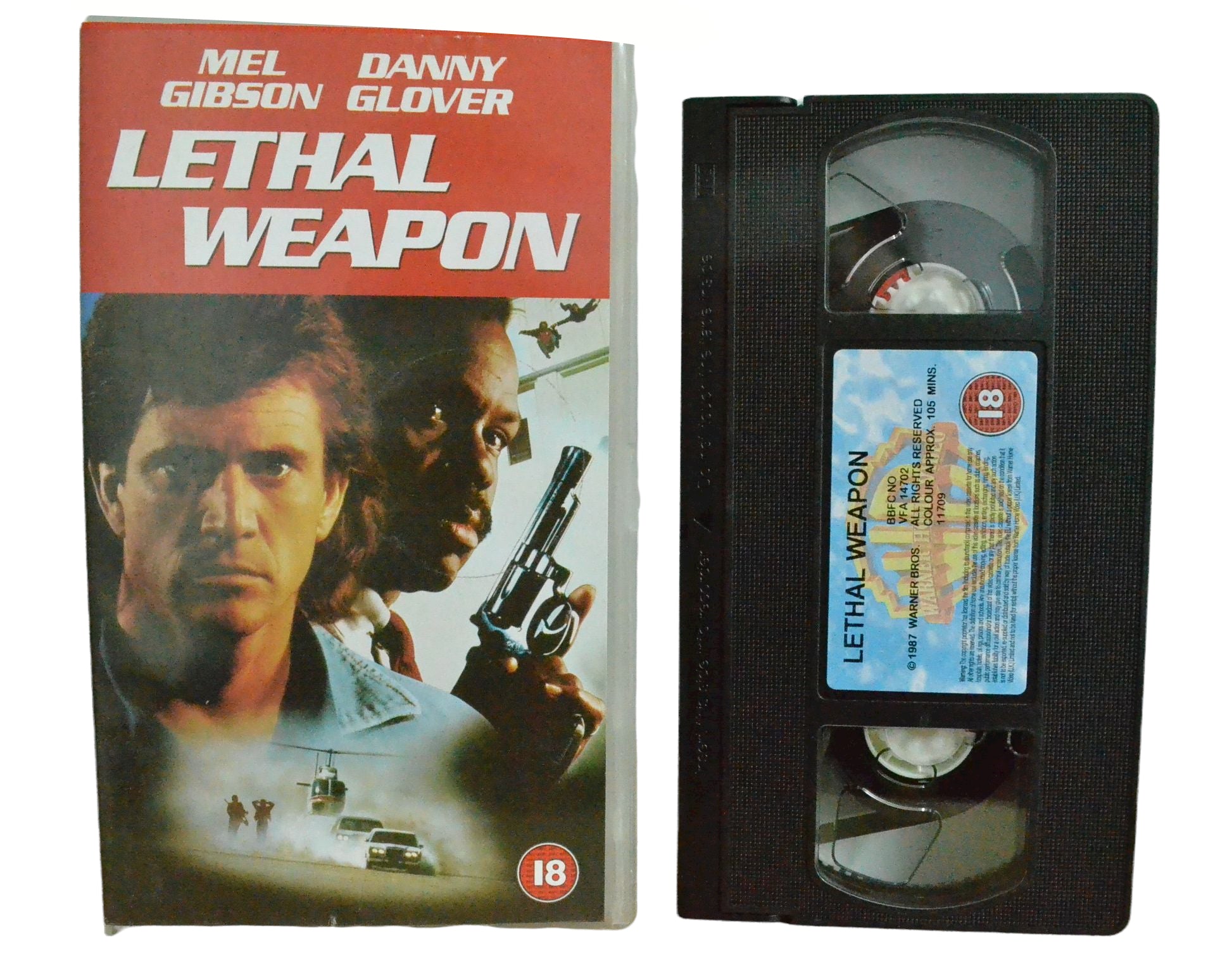 Lethal Weapon - Mel Gibson - Warner Home Video - Vintage - Pal VHS ...