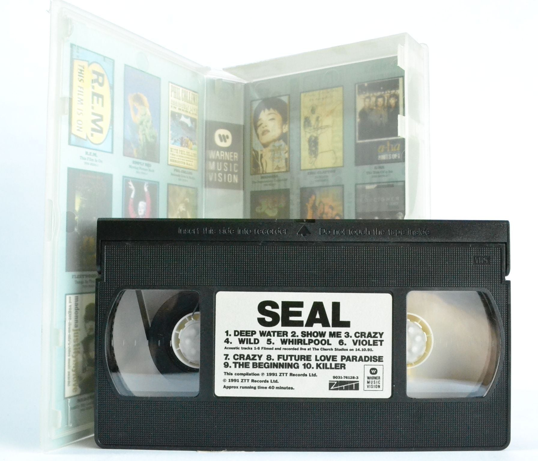 Seal: (1991) Music Compilation Big TV - Deep Water - Future Love Paradise - VHS-