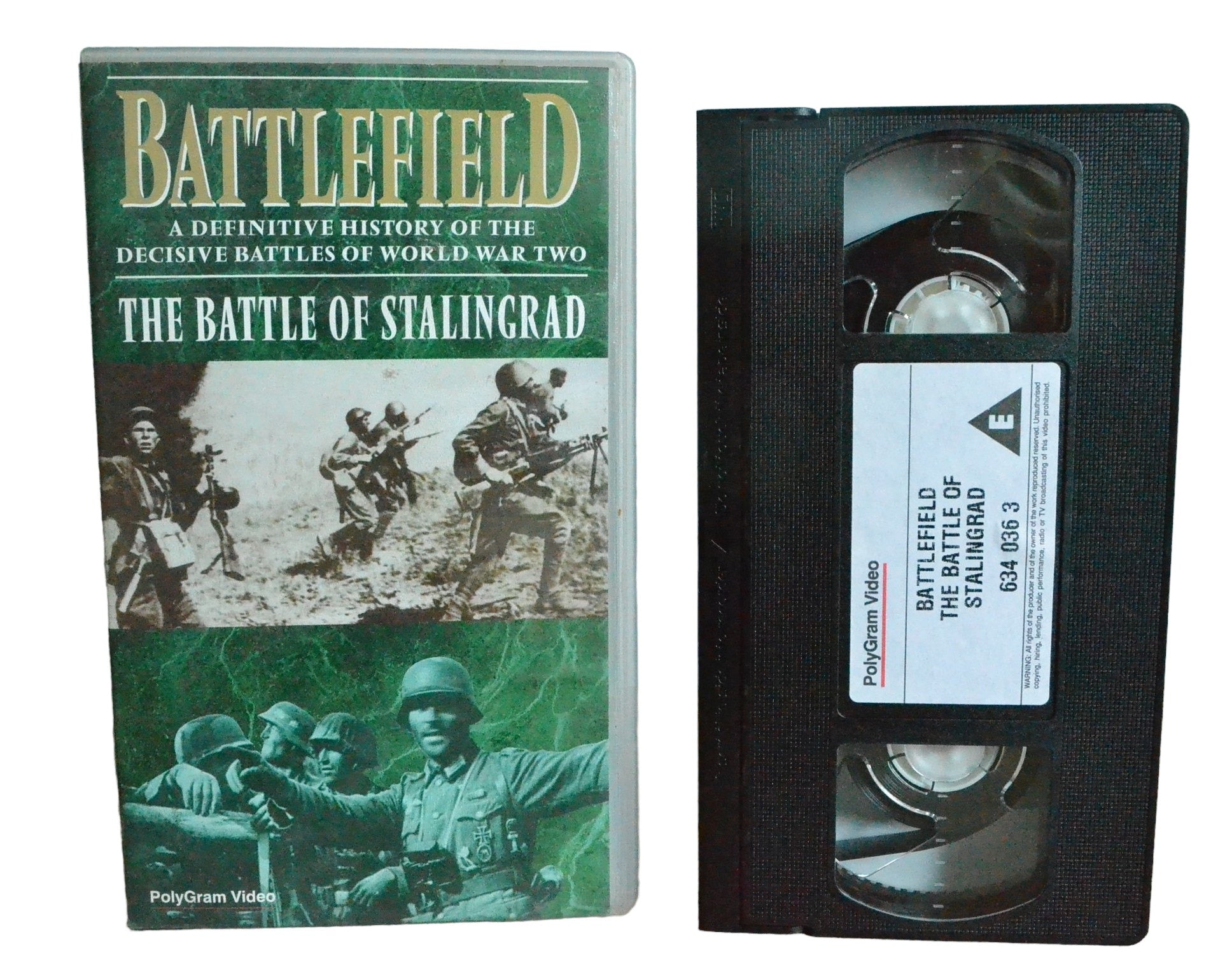 Battlefield : The Battle Of Stalingrad - Tim Pigott-Smith - PolyGram Video - 6340363 - Drama - Pal - VHS-