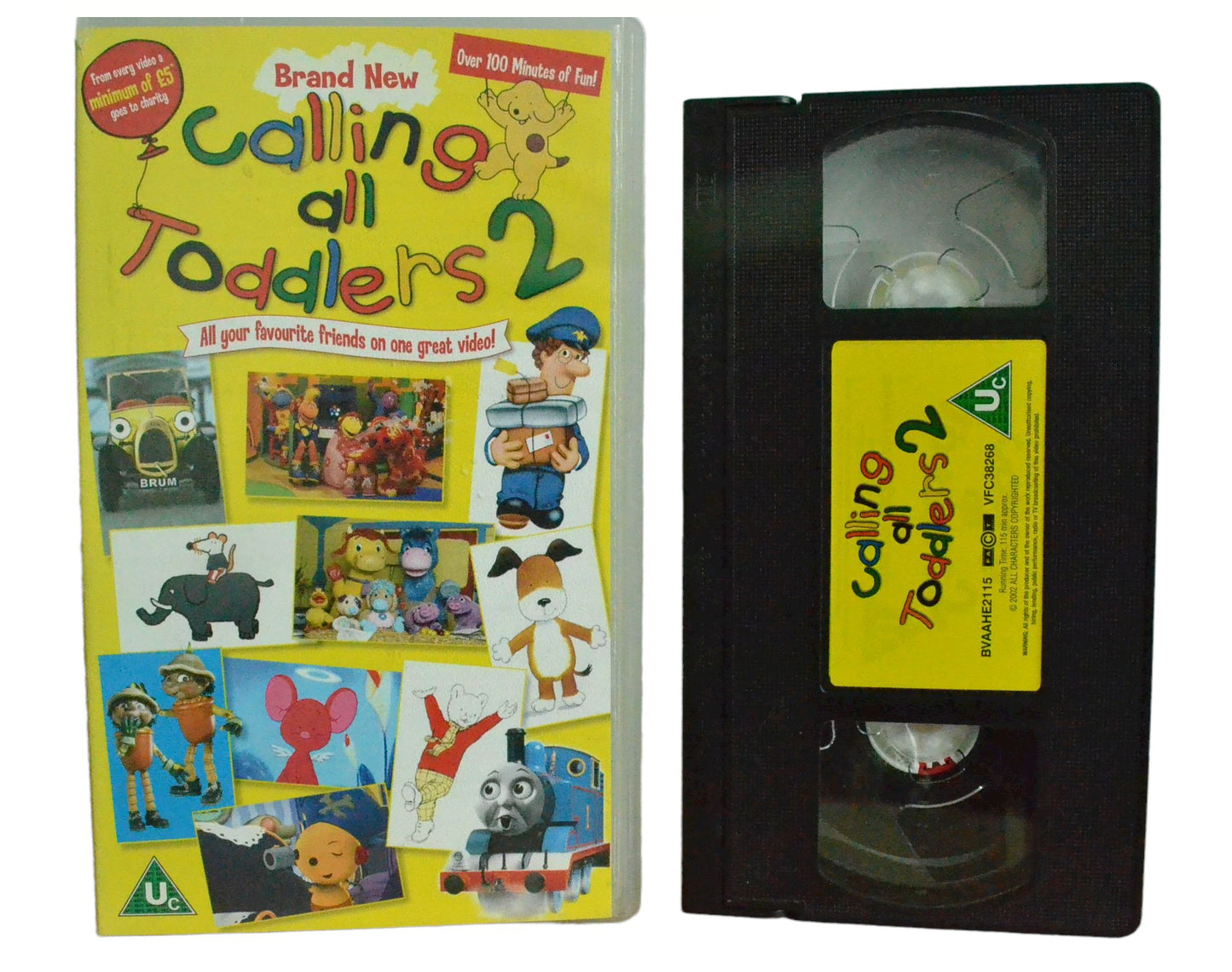 Calling All Toddlers 2 - Tempo - Childrens - Pal VHS-