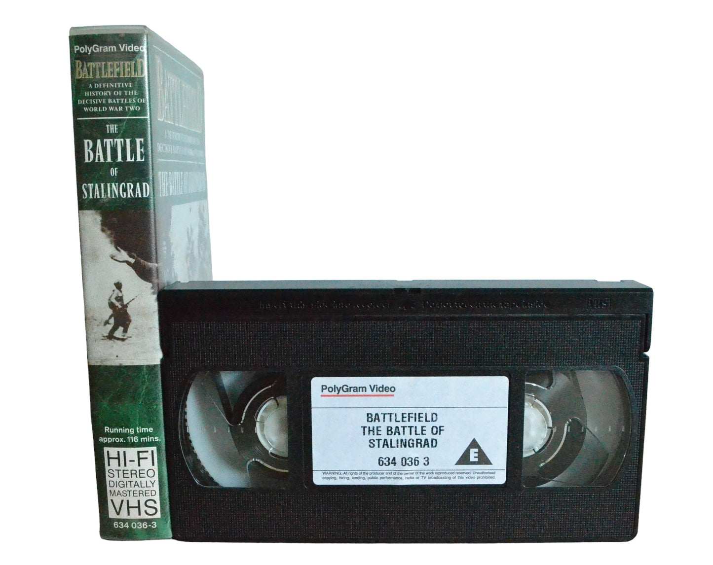 Battlefield : The Battle Of Stalingrad - Tim Pigott-Smith - PolyGram Video - 6340363 - Drama - Pal - VHS-