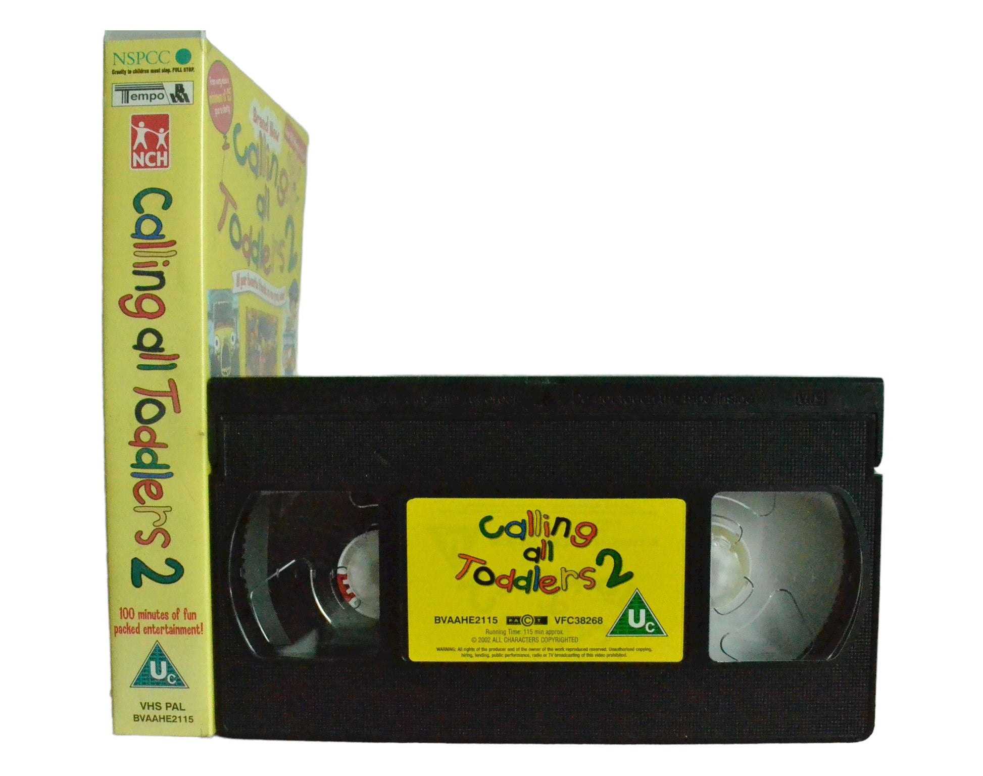 Calling All Toddlers 2 - Tempo - Childrens - Pal VHS-