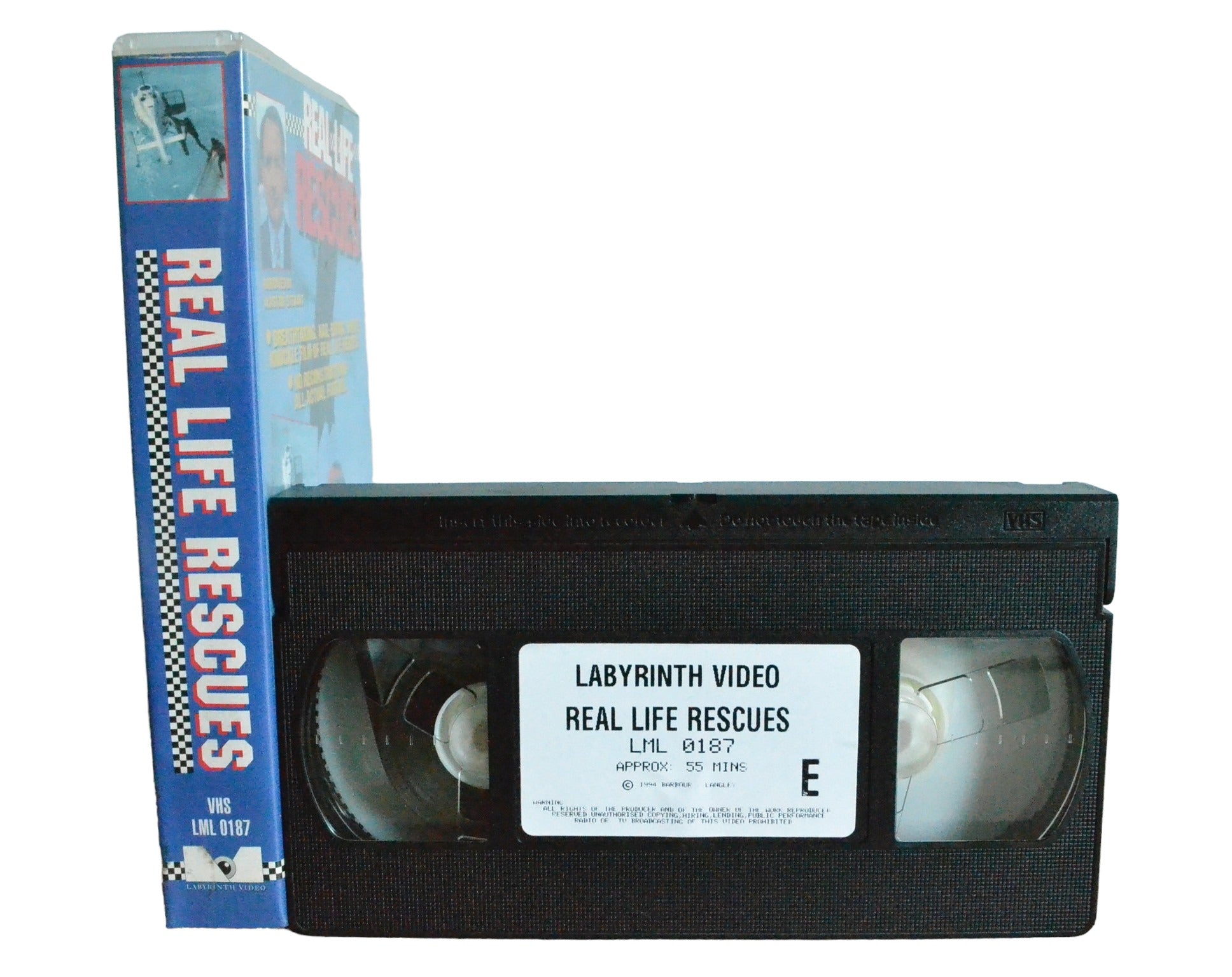 Real Life Rescues - Labyrinth Video - LML0187 - Action - Pal - VHS-