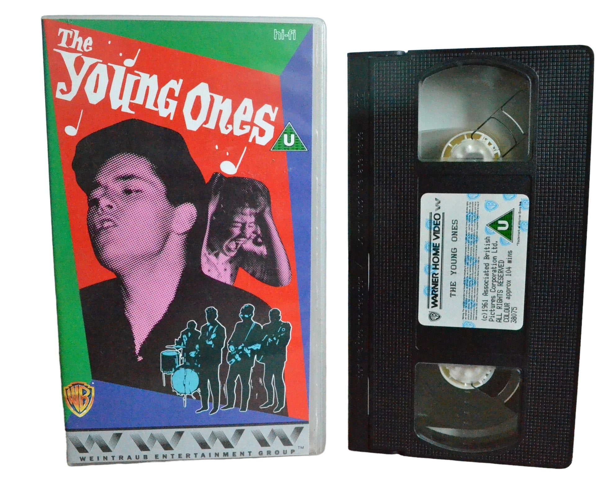 The Young Ones - Cliff Richard - Warner Home Video - WTB38075 - Comedy - Pal - VHS-