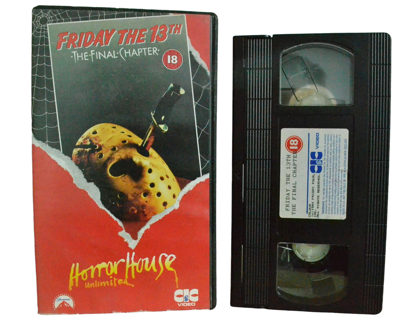 Friday the 13th- The Final Chapter - Kimberly Beck - Paramount Pictures Studio - Vintage - Pal VHS-