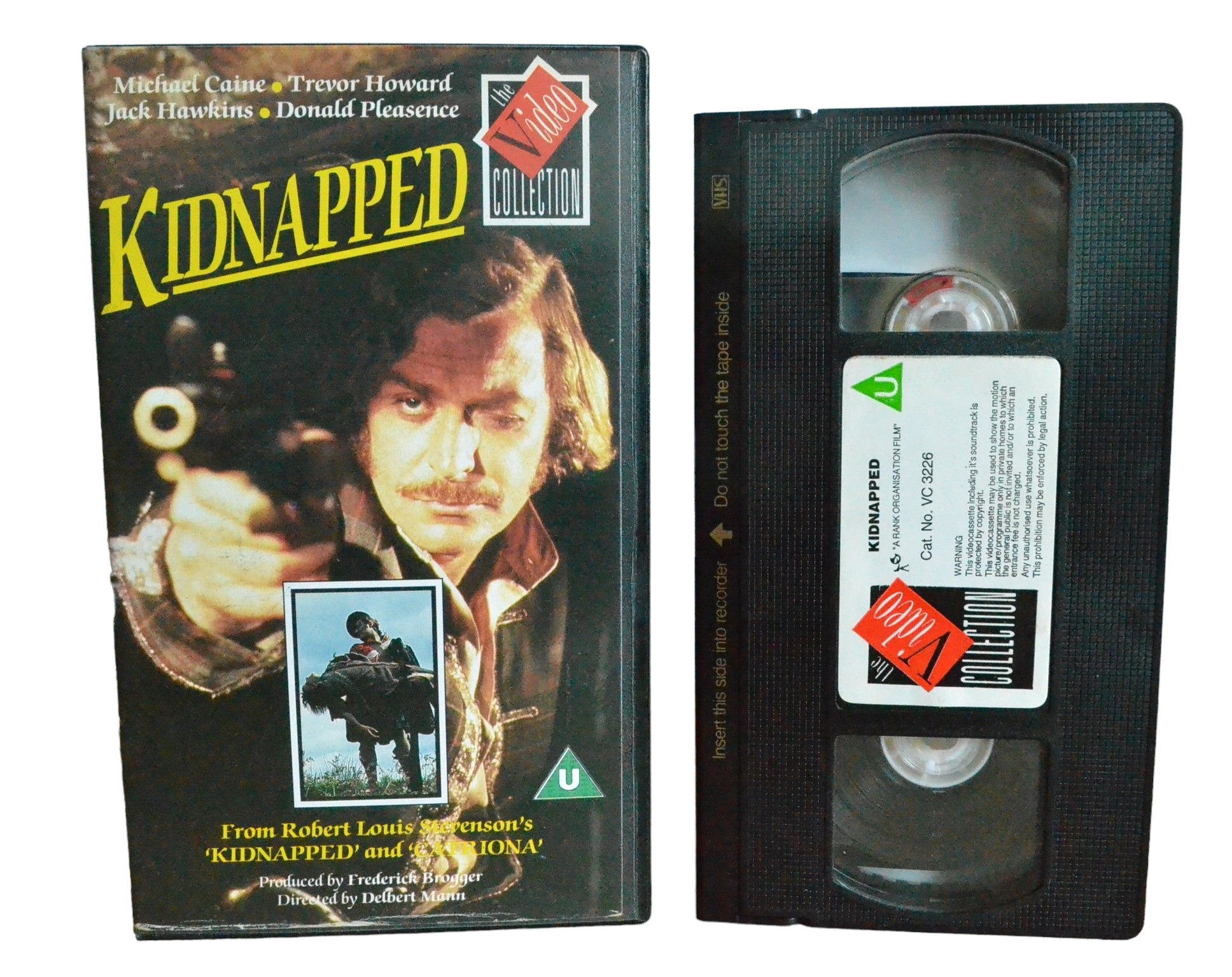 Kidnapped ('Kidnapped' and 'Catriona') - Michael Caine - The Video Collection - VC3226 - Drama - Pal - VHS-