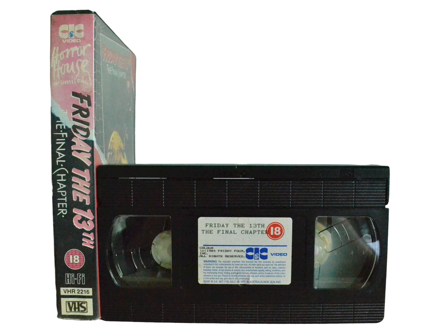 Friday the 13th- The Final Chapter - Kimberly Beck - Paramount Pictures Studio - Vintage - Pal VHS-