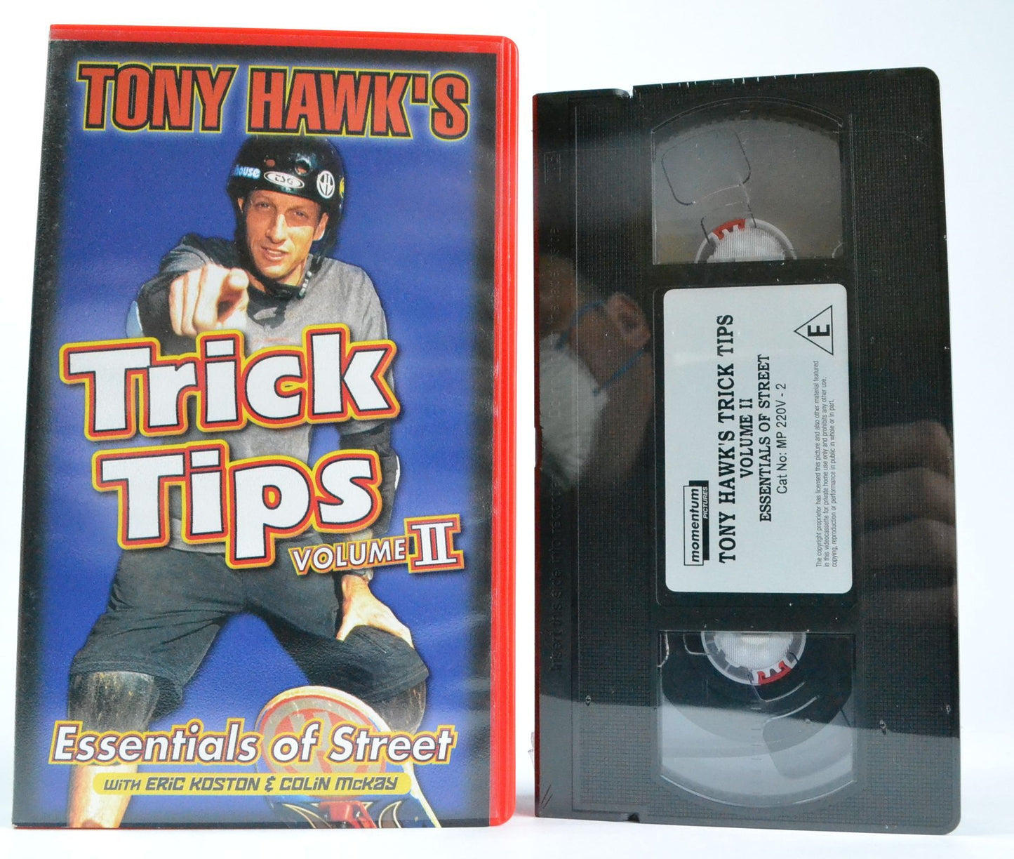 Tony Hawk’s: Tricks Tips (Vol.2) Ramp & Street [Kick-Flips, Frontsides, Axles] VHS-