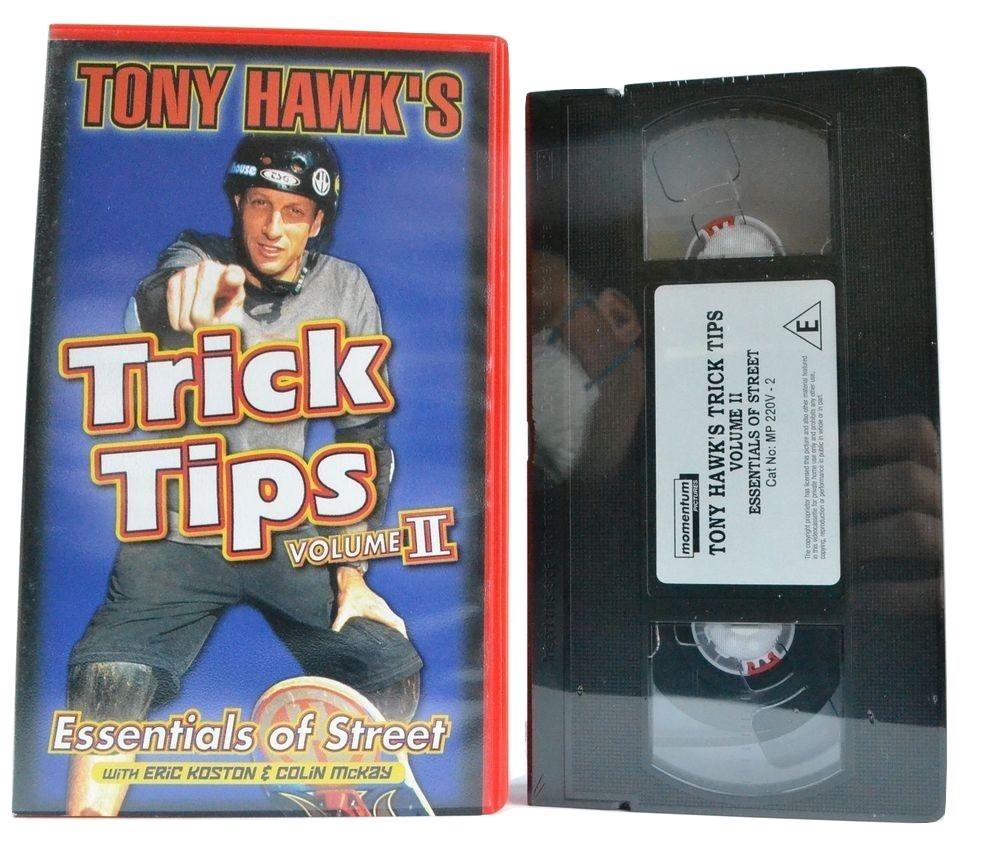 Tony Hawk’s: Tricks Tips (Vol.2) Ramp & Street [Kick-Flips, Frontsides, Axles] VHS-