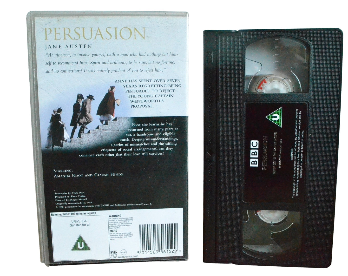 Persuasion (A Love Lost But Never Forgotten) - Amanda Root - BBC Video - BBCV5615 - Drama - Pal - VHS-