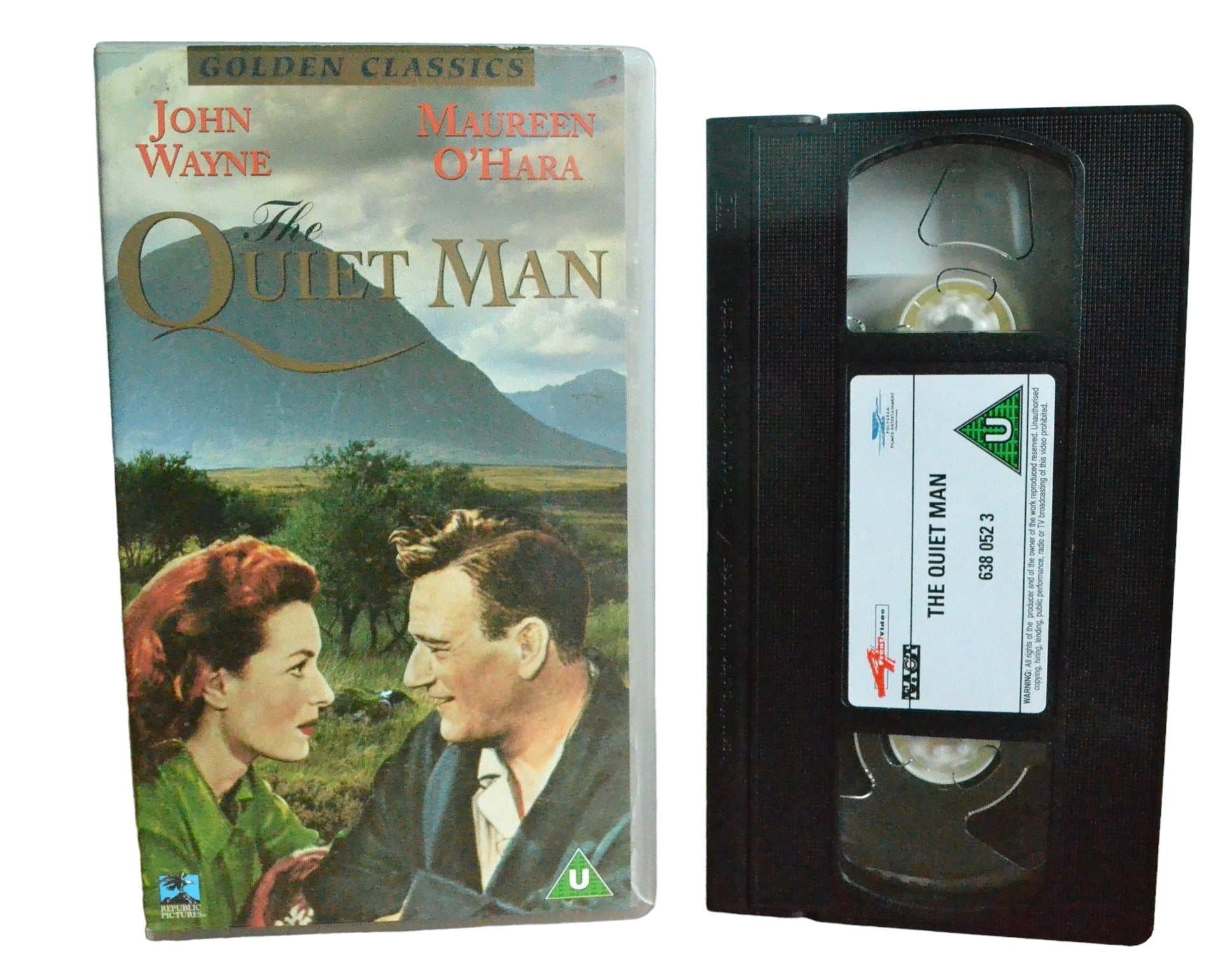 The Quiet Man - John Wayne - 4 Front Video - 6380523 - Comedy - Pal - VHS-