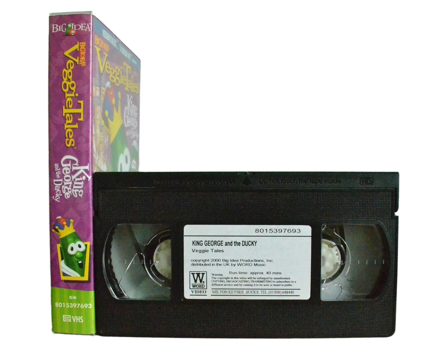 Veggie Tales King George and the Ducky - Big Idea - Childrens - Pal VHS-