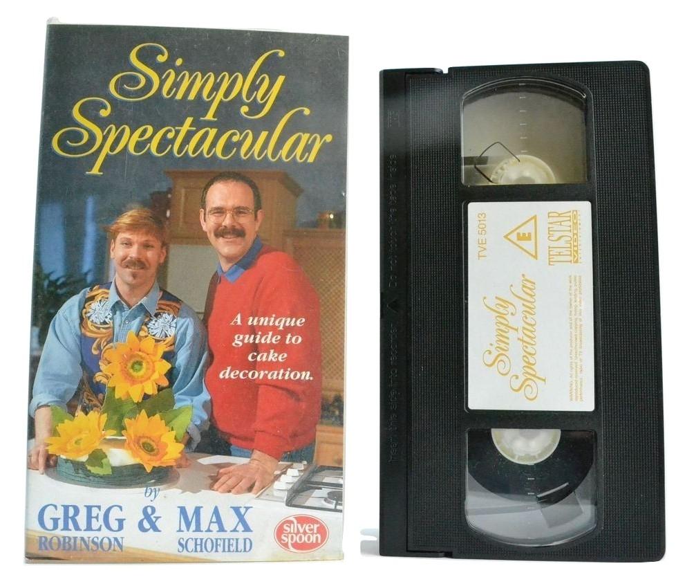 Simply Spectacular: Cake Decoration - Greg Robinson/Max Schofield (1993) - VHS-