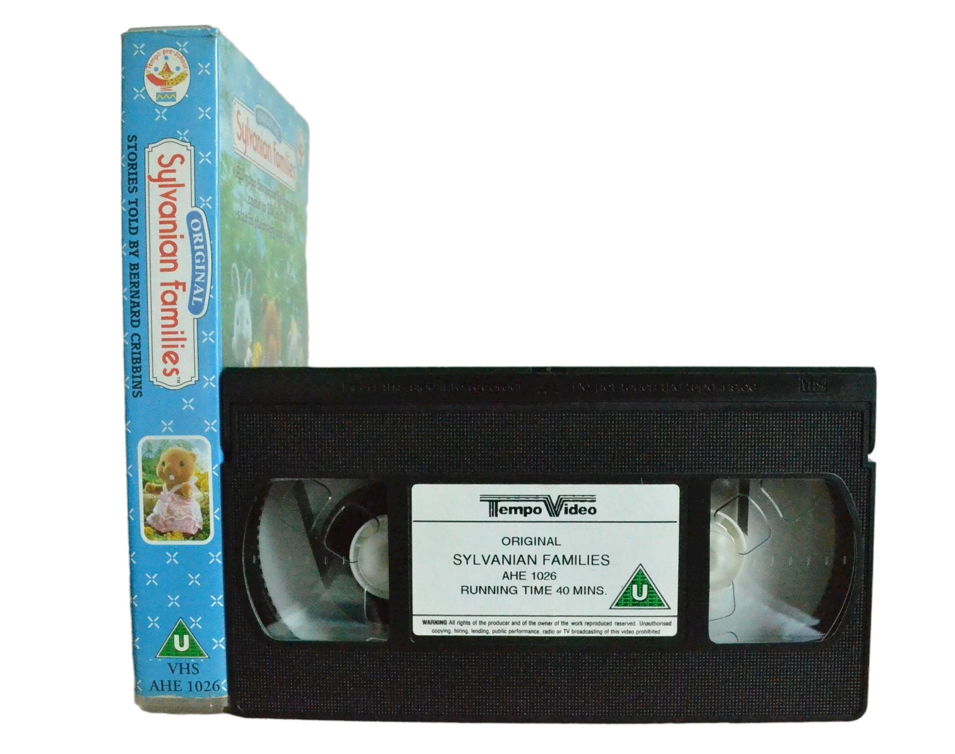 Original Sylvanian Families - Tempo Pre-School - Childrens - Pal VHS-