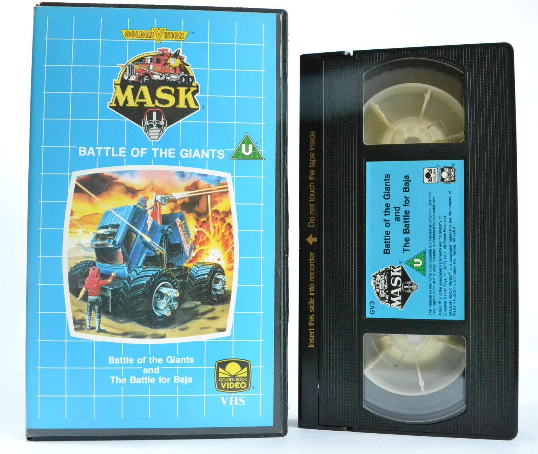 Mask [Golden Vision]: Battle Of The Giants - Battle For Baja- (1987) Kid’s VHS-