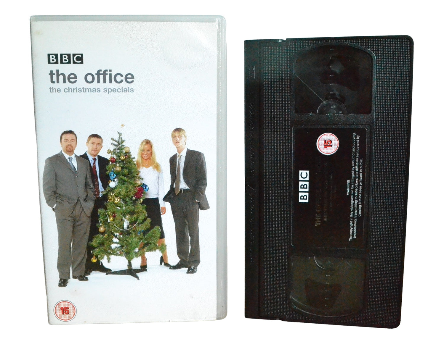 The Office : The Christmas Specials - Ricky Gervais - BBC Video - BBCV7555 - Comedy - Pal - VHS-