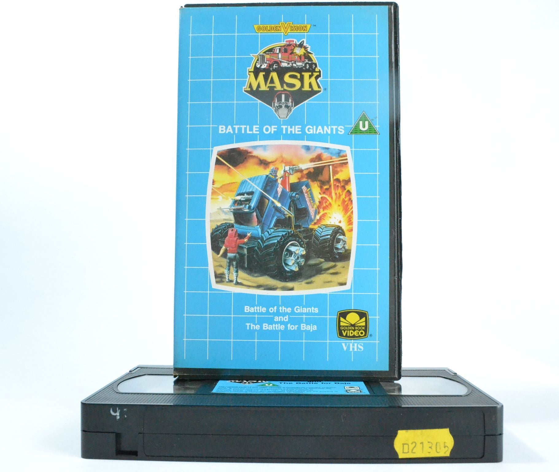 Mask [Golden Vision]: Battle Of The Giants - Battle For Baja- (1987) Kid’s VHS-