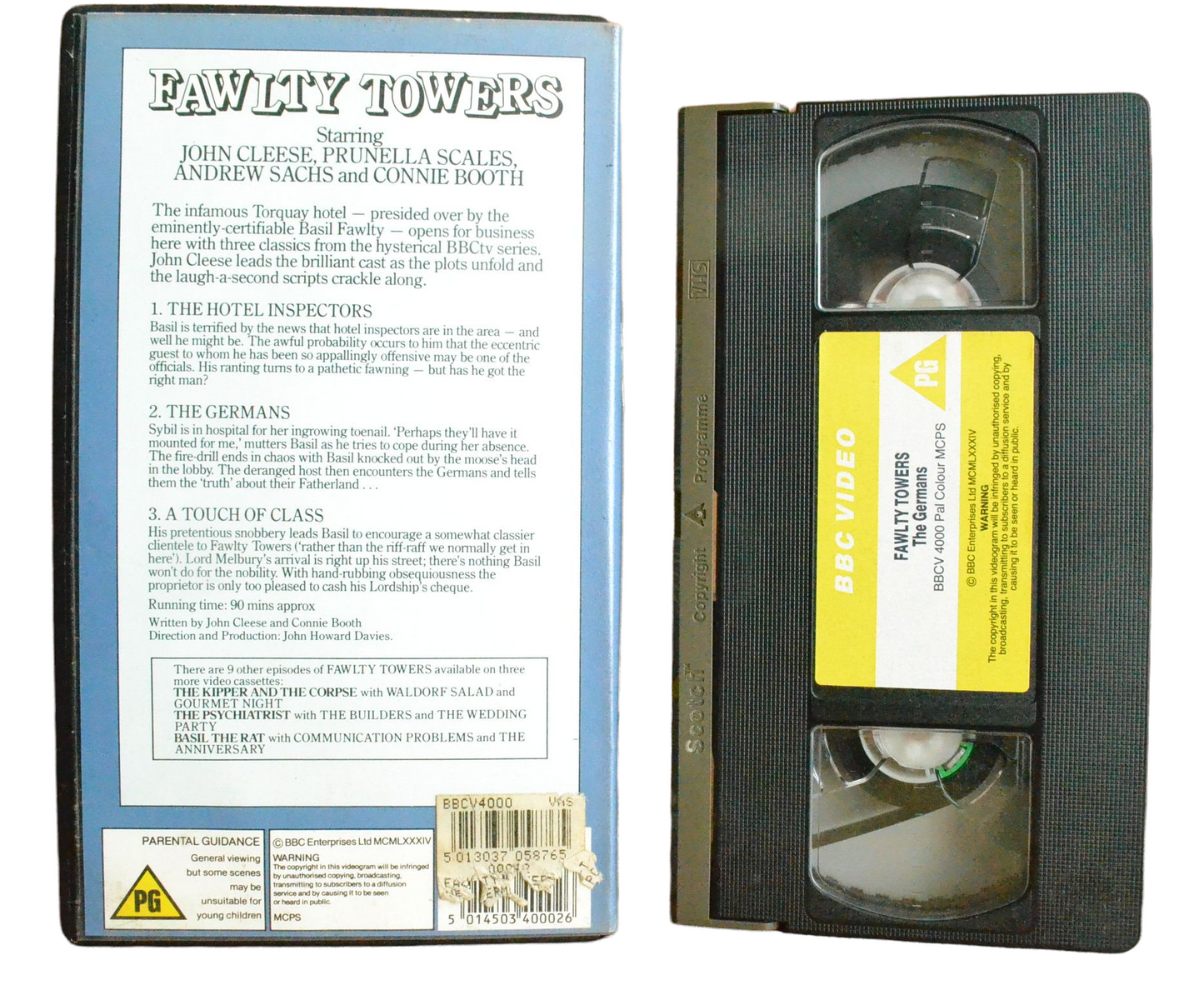 Fawlty Towers: The Germans - John Cleese - BBC - Vintage - Pal VHS-