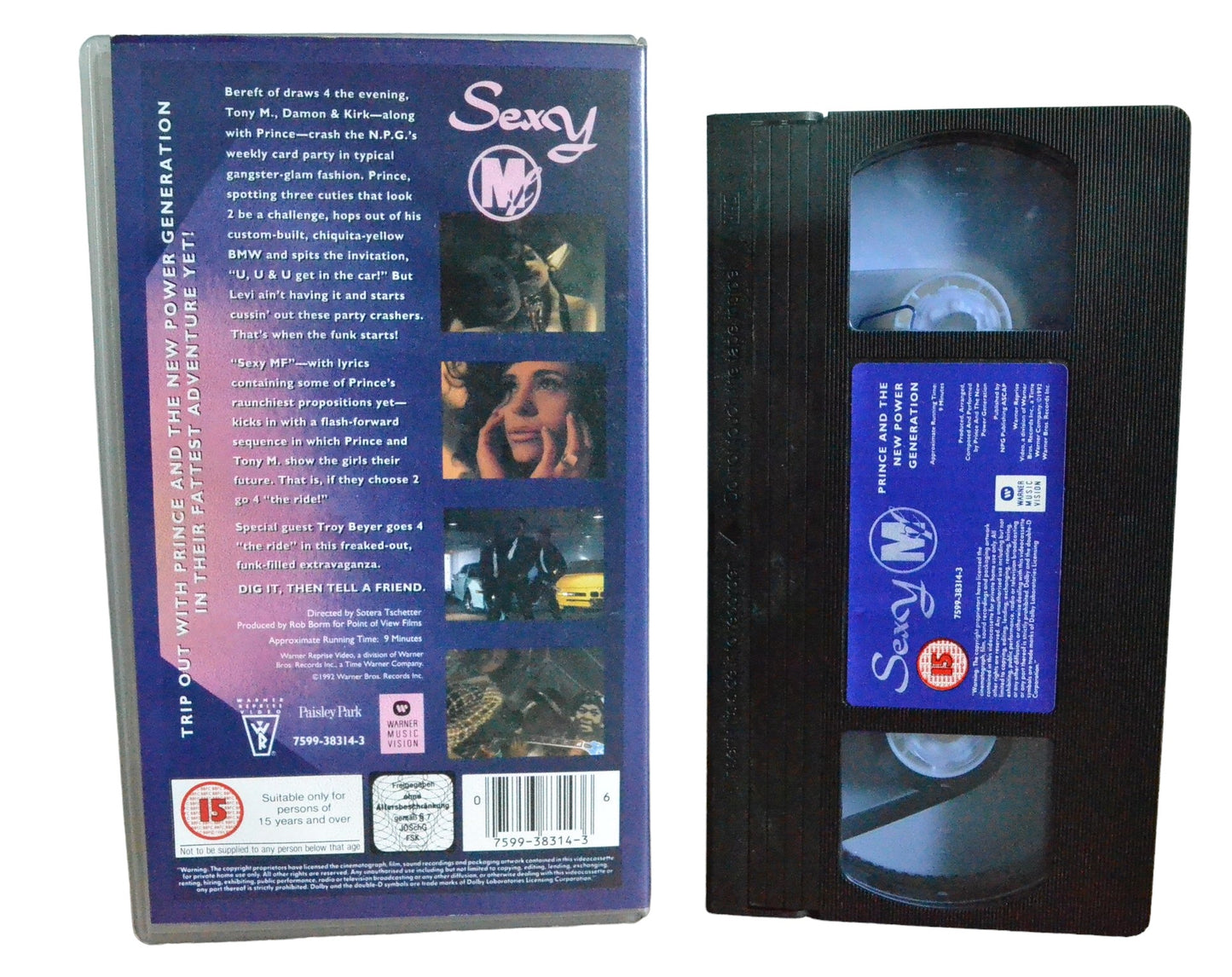 Sexy MF (Prince and The New Power Generation) - Prince - Warner Music Vision - 7599383143 - Comedy - Pal - VHS-