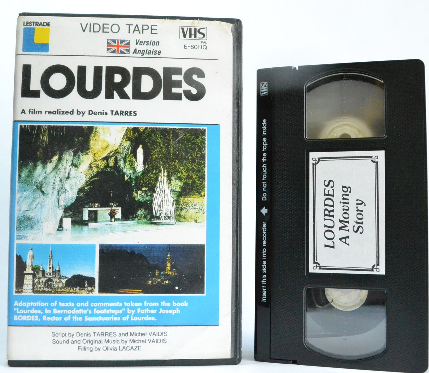 Lourdes: Denis Tarres & Michel Vaidis - Father Joseph Bordes - Lestrade - VHS-