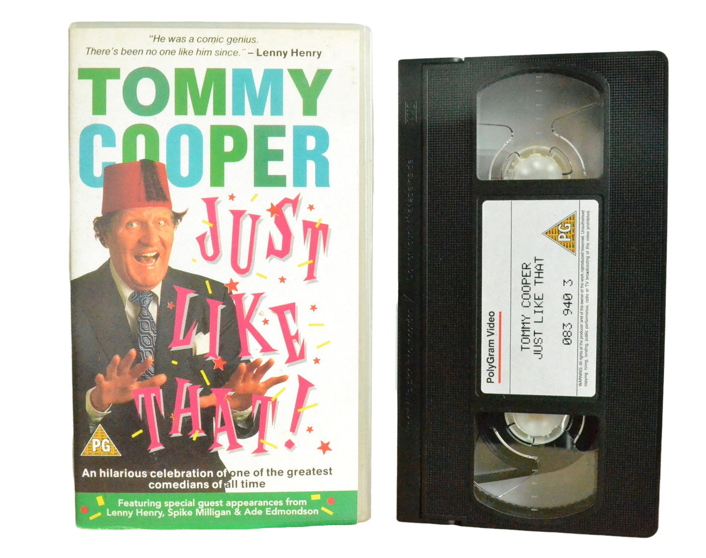 Tommy Cooper Just Like That! - Tommy Cooper - 4Front Video - Comedy - Pal VHS-