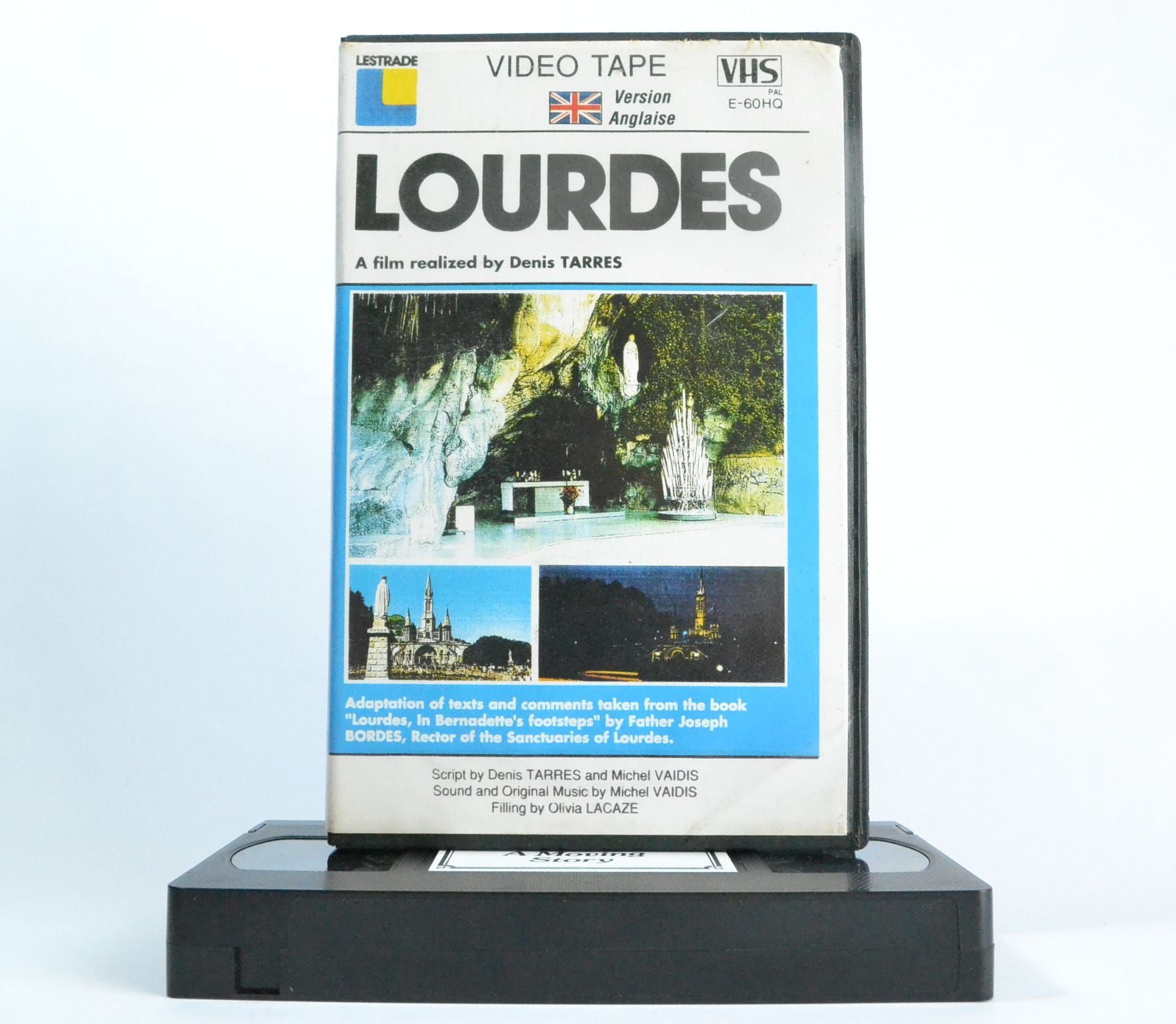 Lourdes: Denis Tarres & Michel Vaidis - Father Joseph Bordes - Lestrade - VHS-